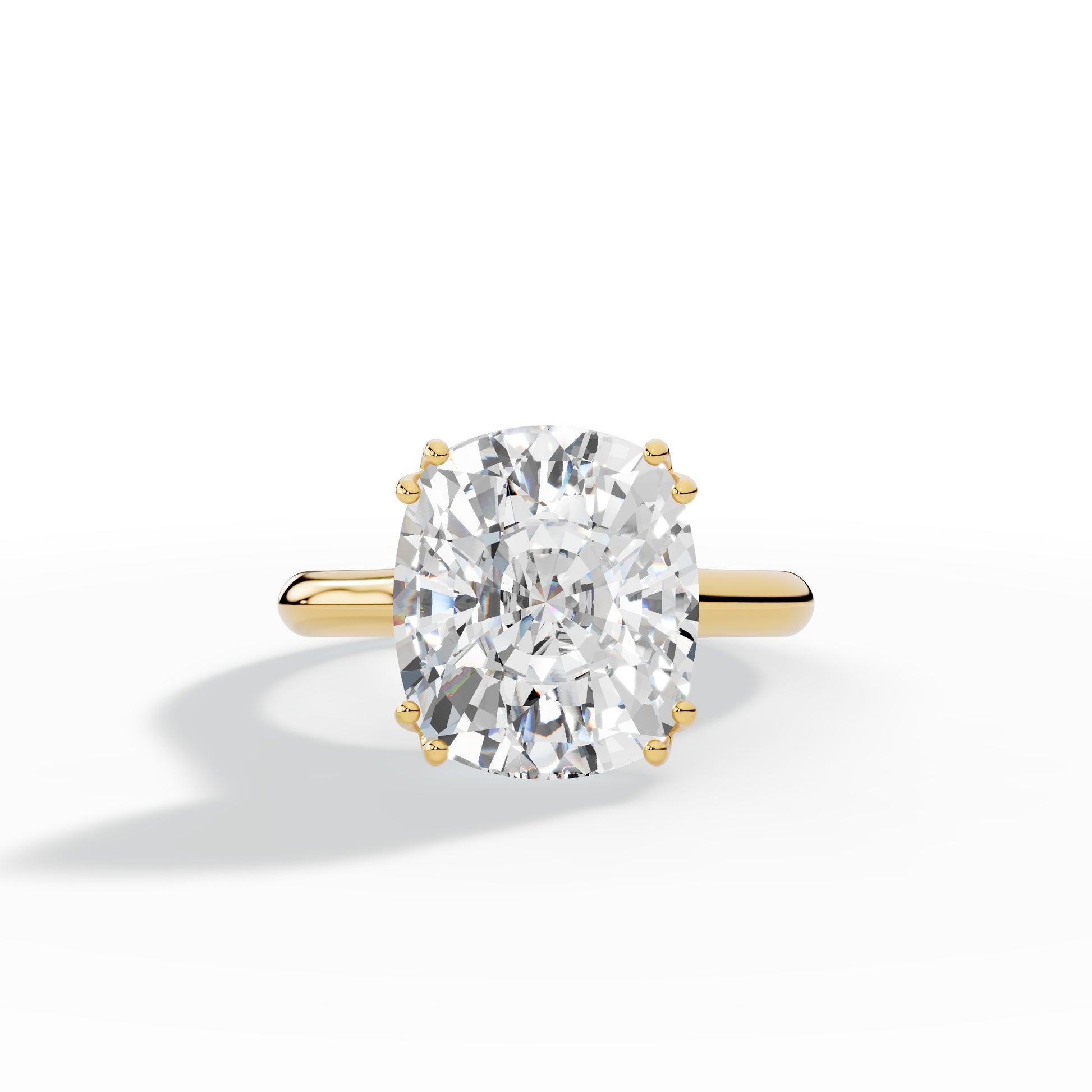 Cushion Solitaire Ring