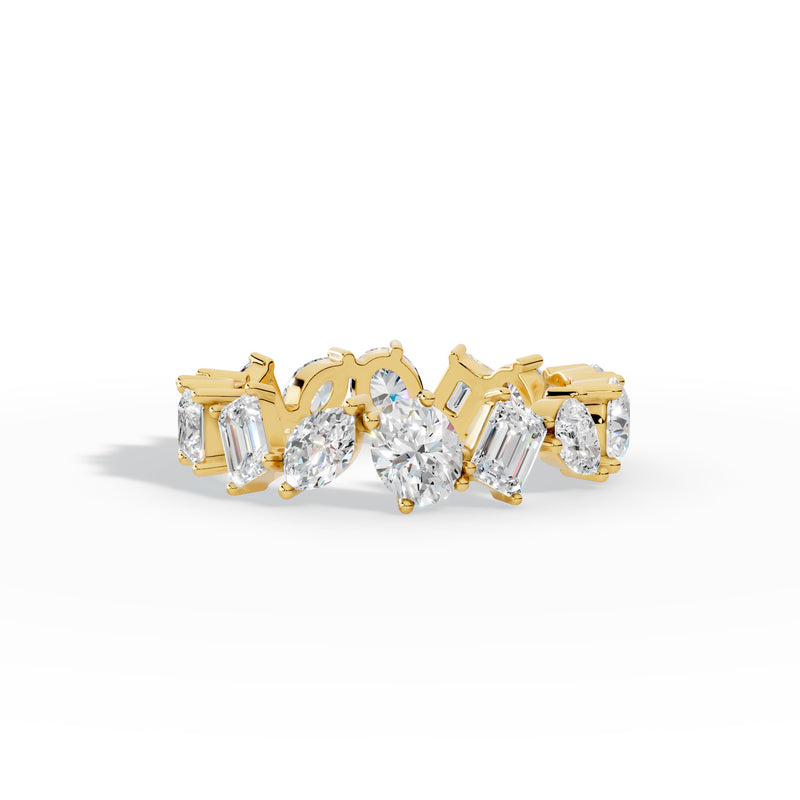 Artisan Facet Eternity Band Ring