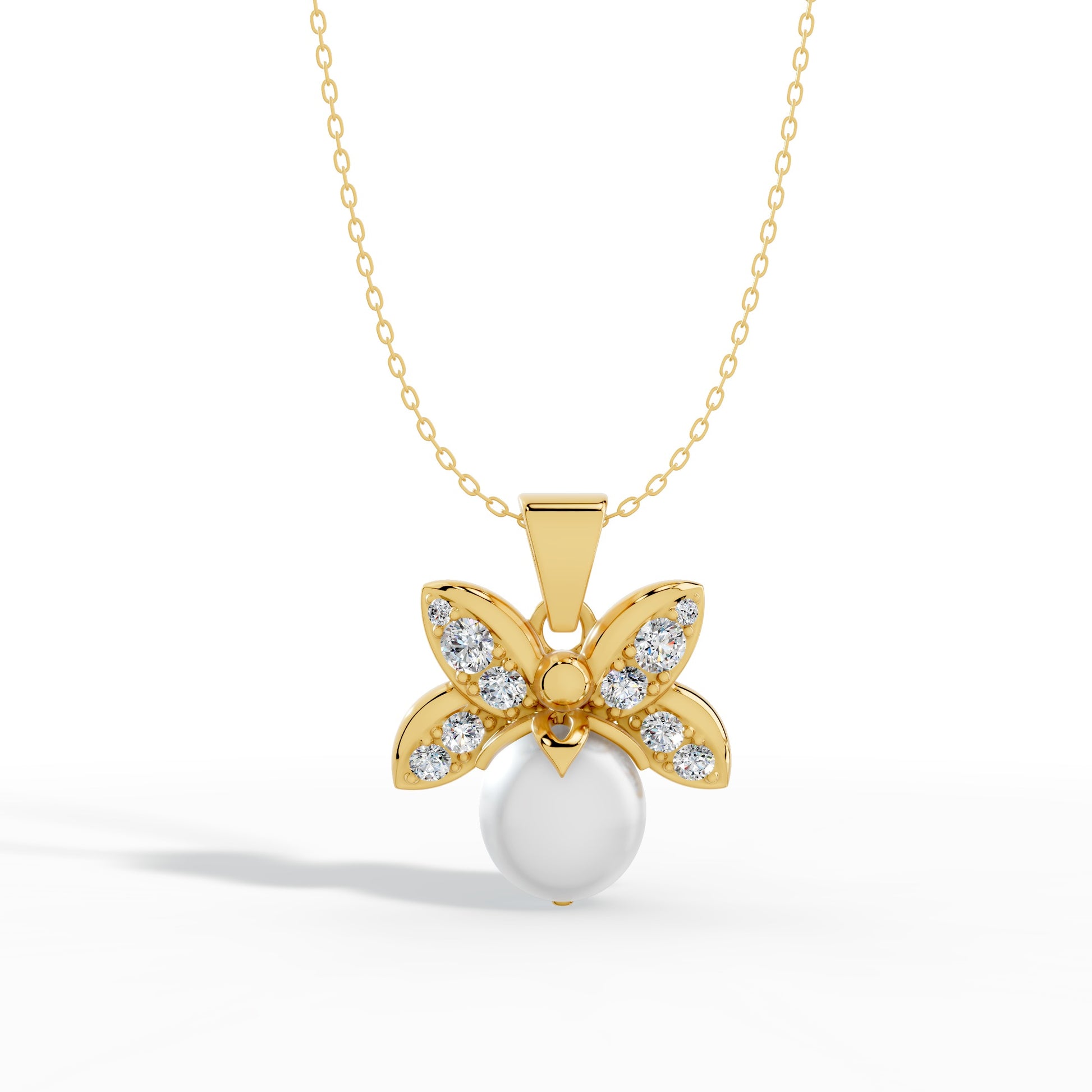 Lunaria Pearl Pendant
