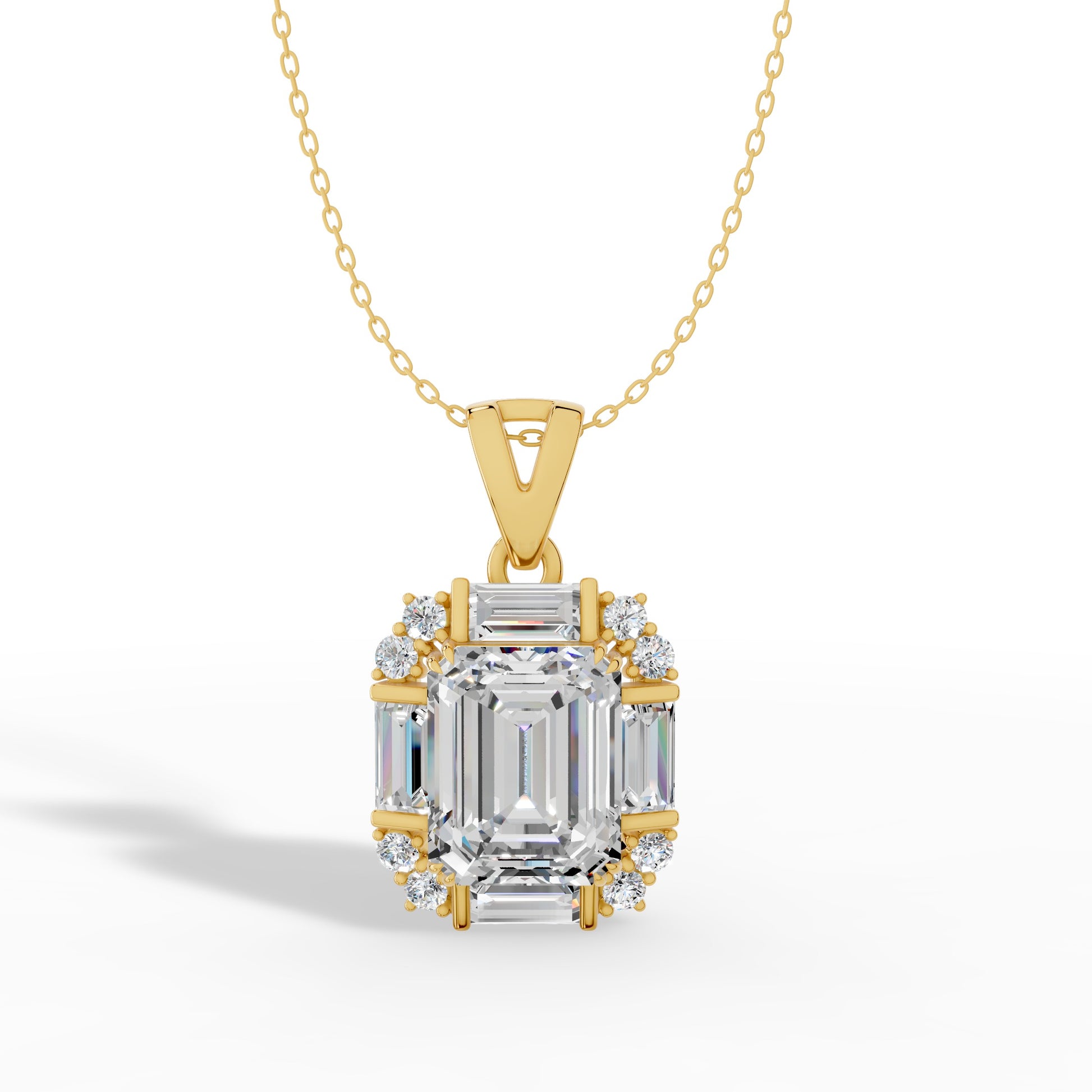 Regalia Emerald Pendant