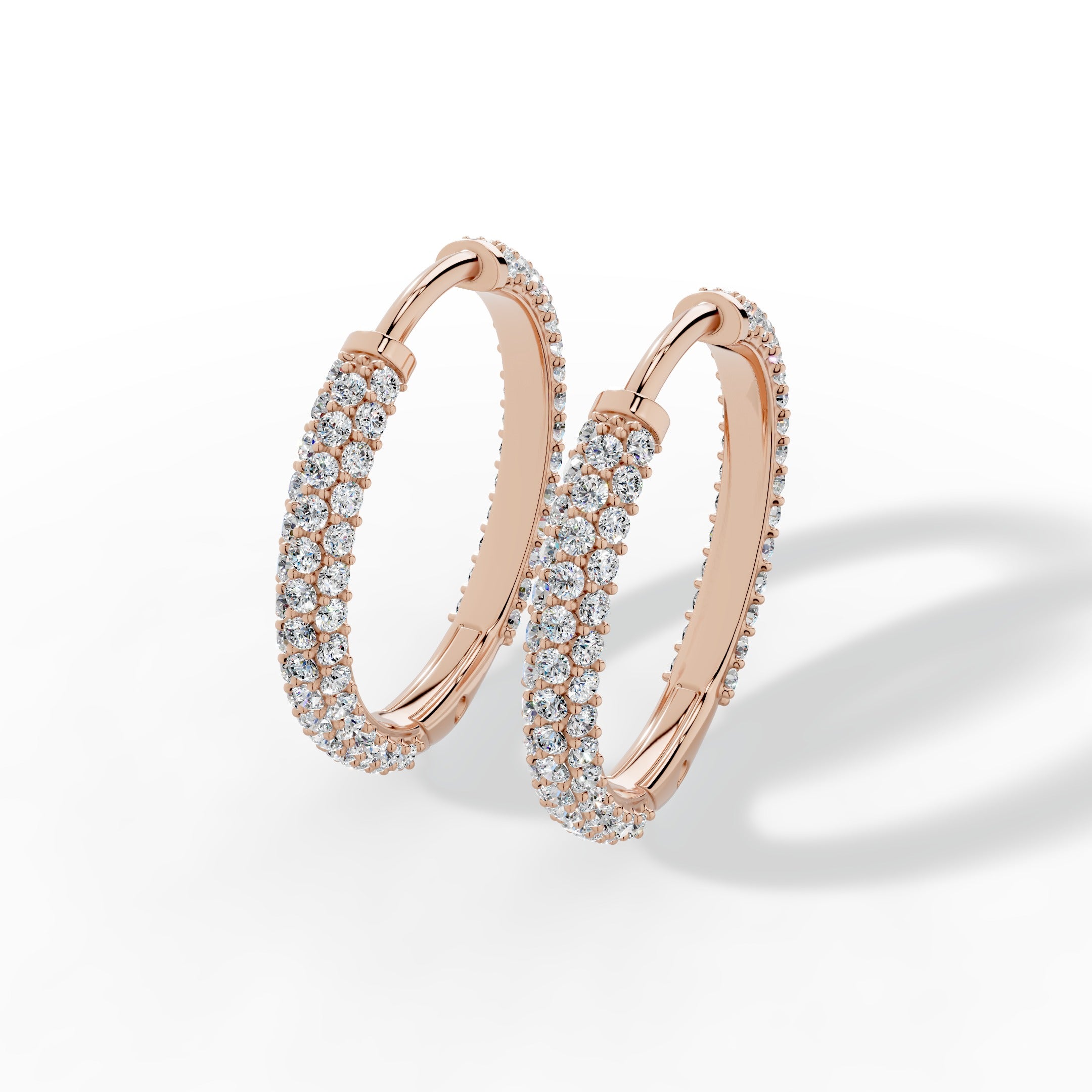 Celestia Pavé Hoop Earring