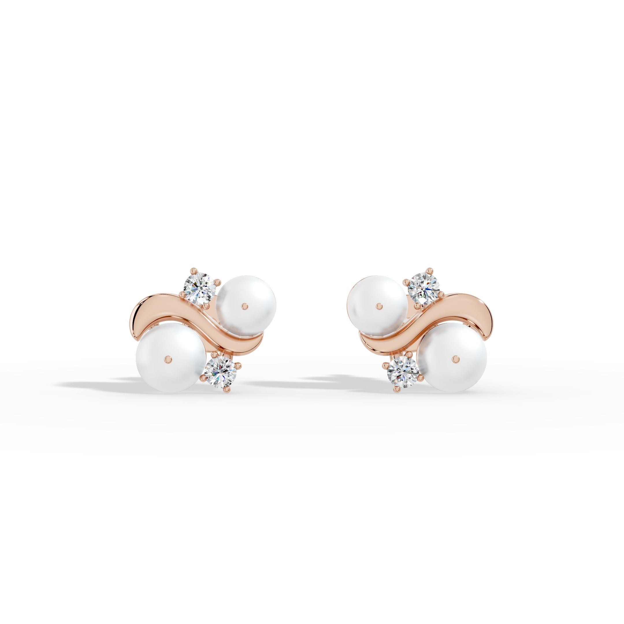 Pearl Éclat Stud Earrings