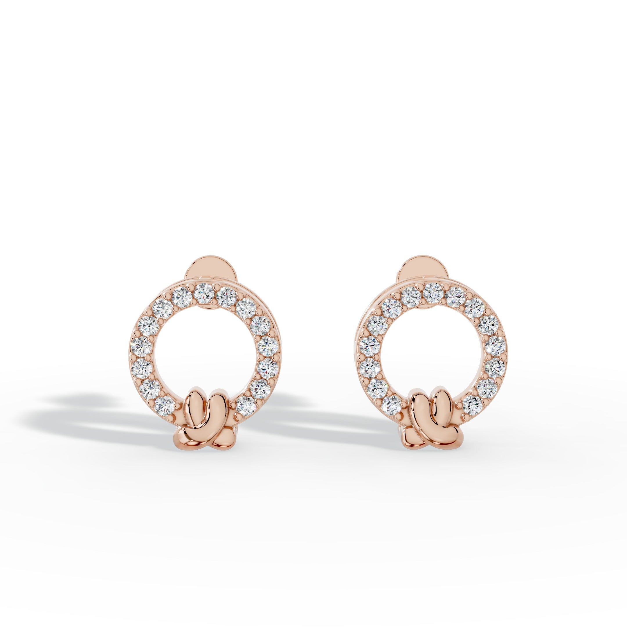 Auric Knot Stud Earrings