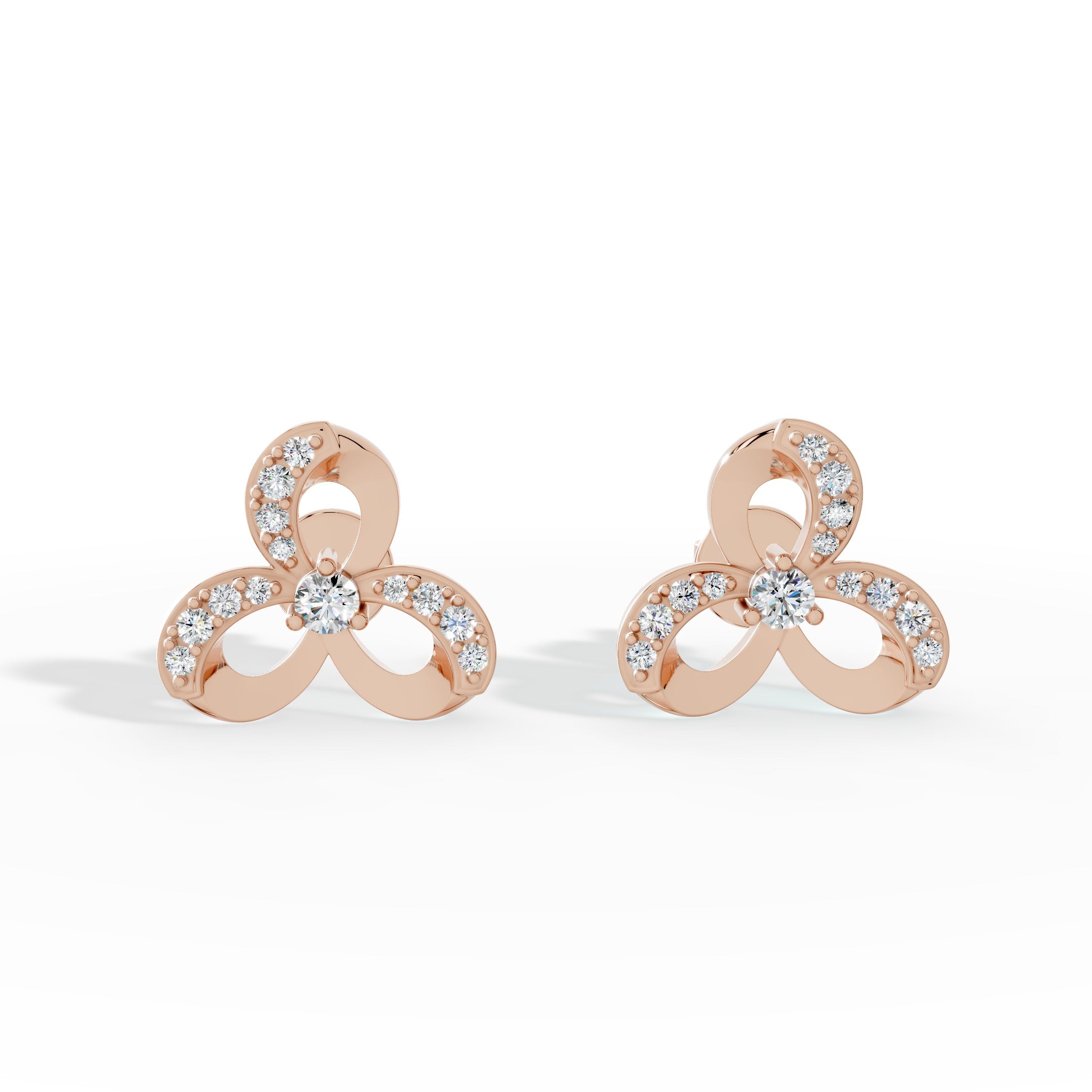 Trinity Petal Earrings
