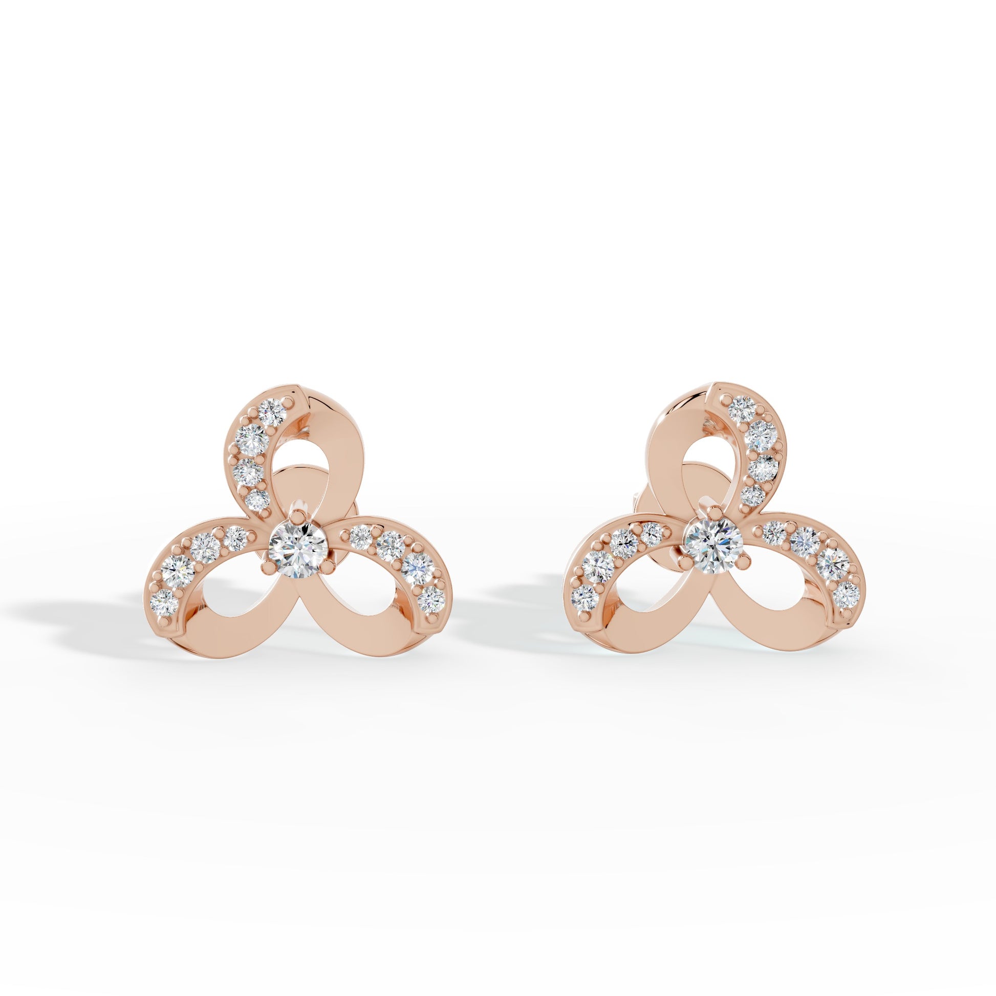 Trinity Petal Earrings
