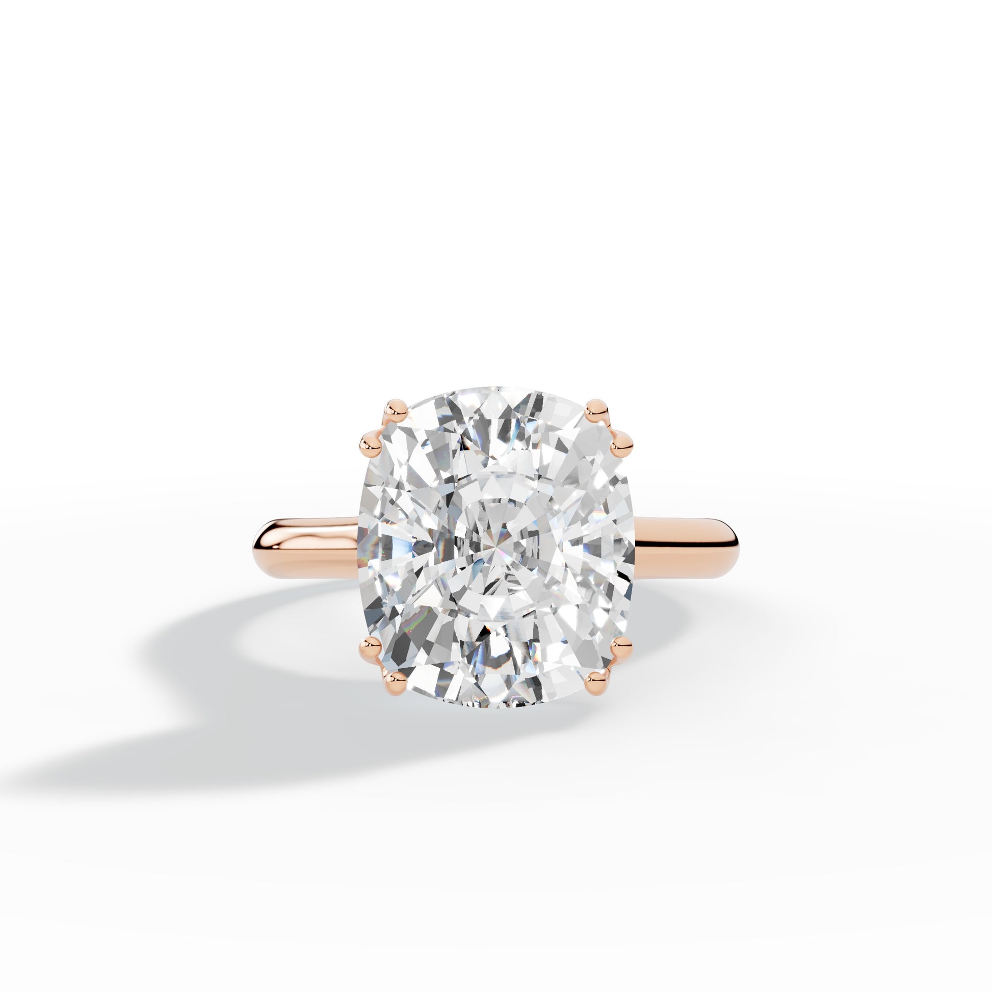 Cushion Solitaire Ring