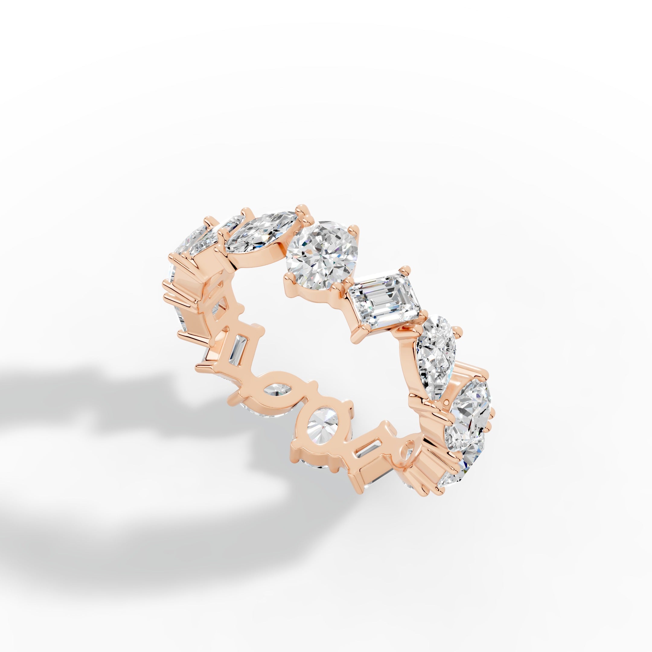 Artisan Facet Eternity Band Ring