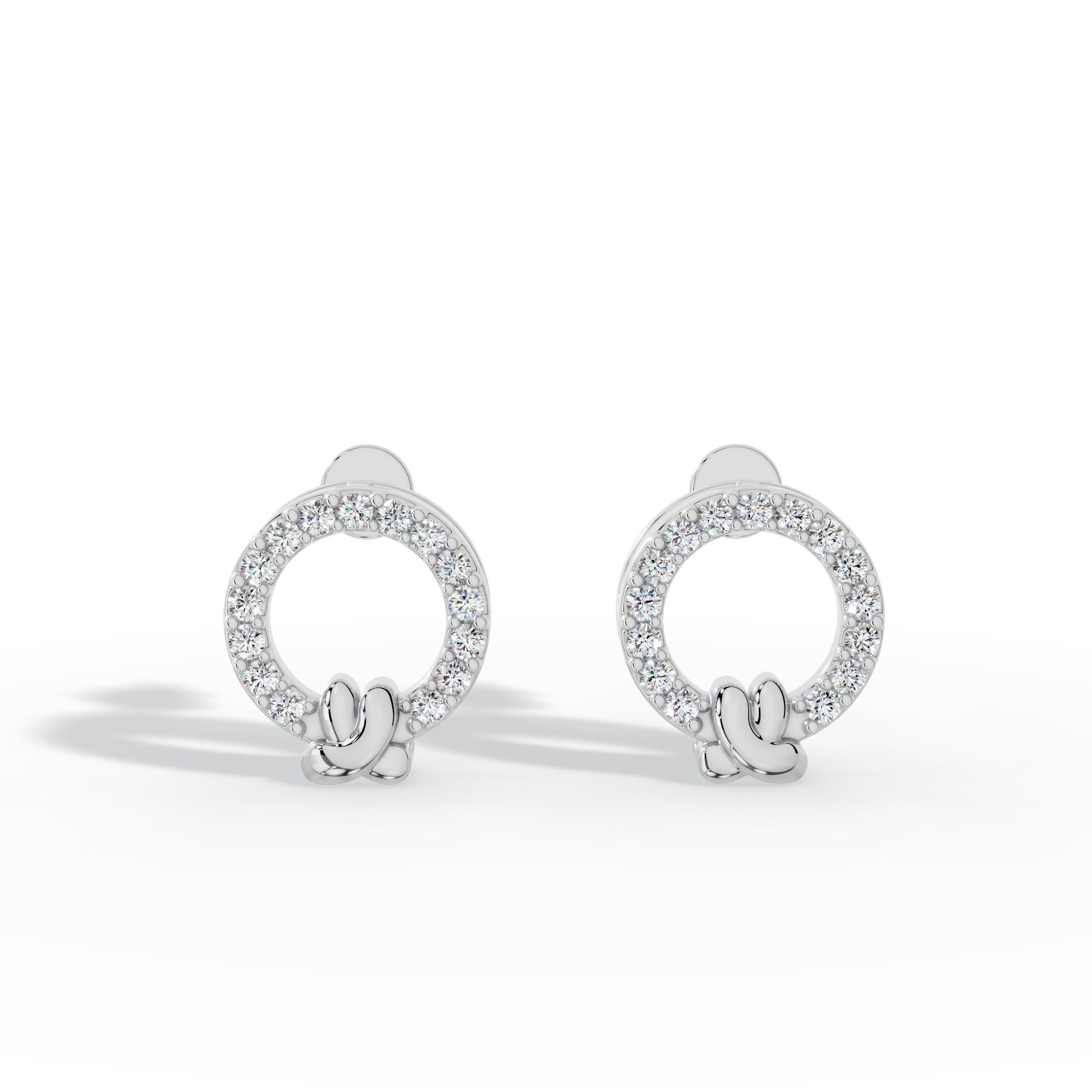 Auric Knot Stud Earrings