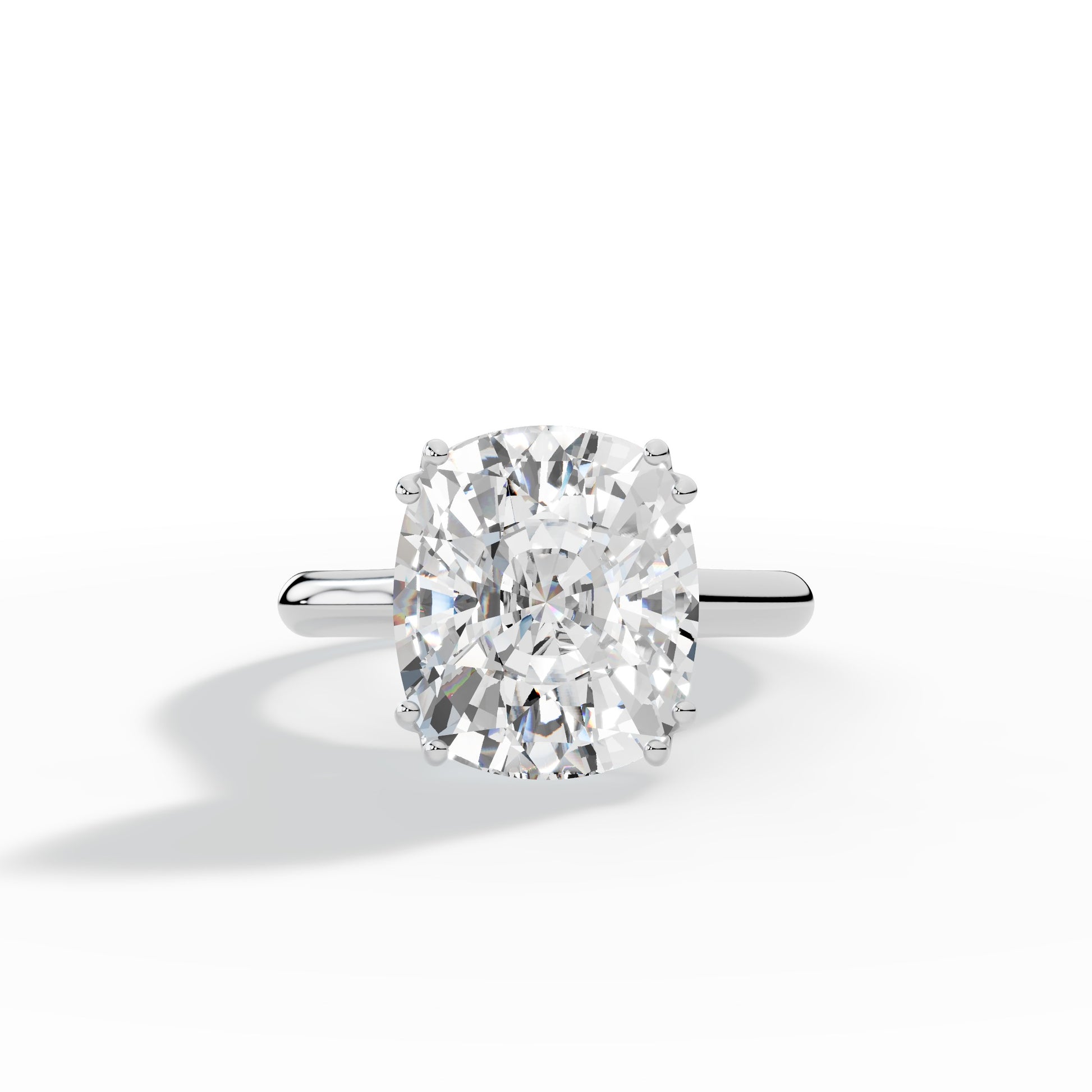 Cushion Solitaire Ring
