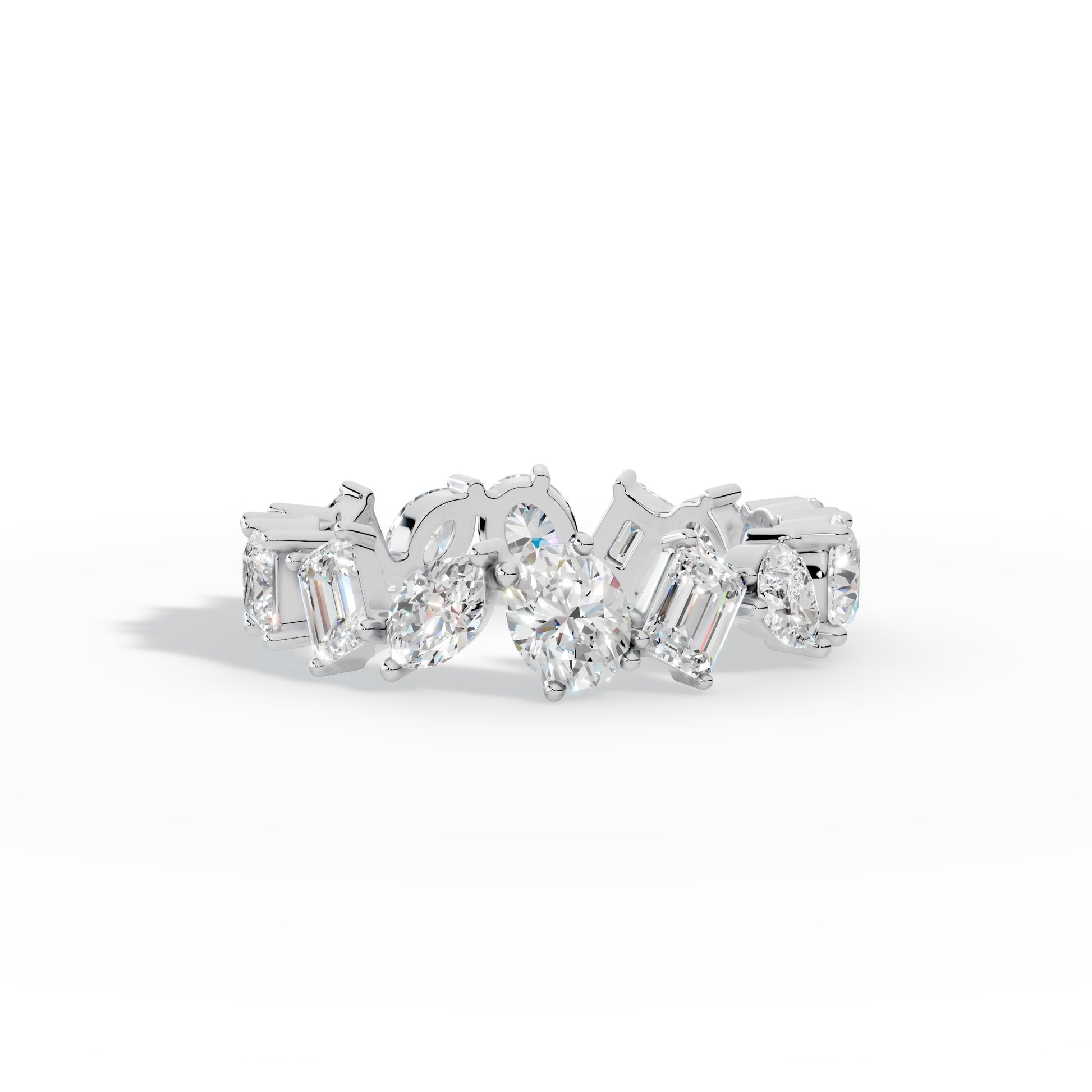 Artisan Facet Eternity Band Ring