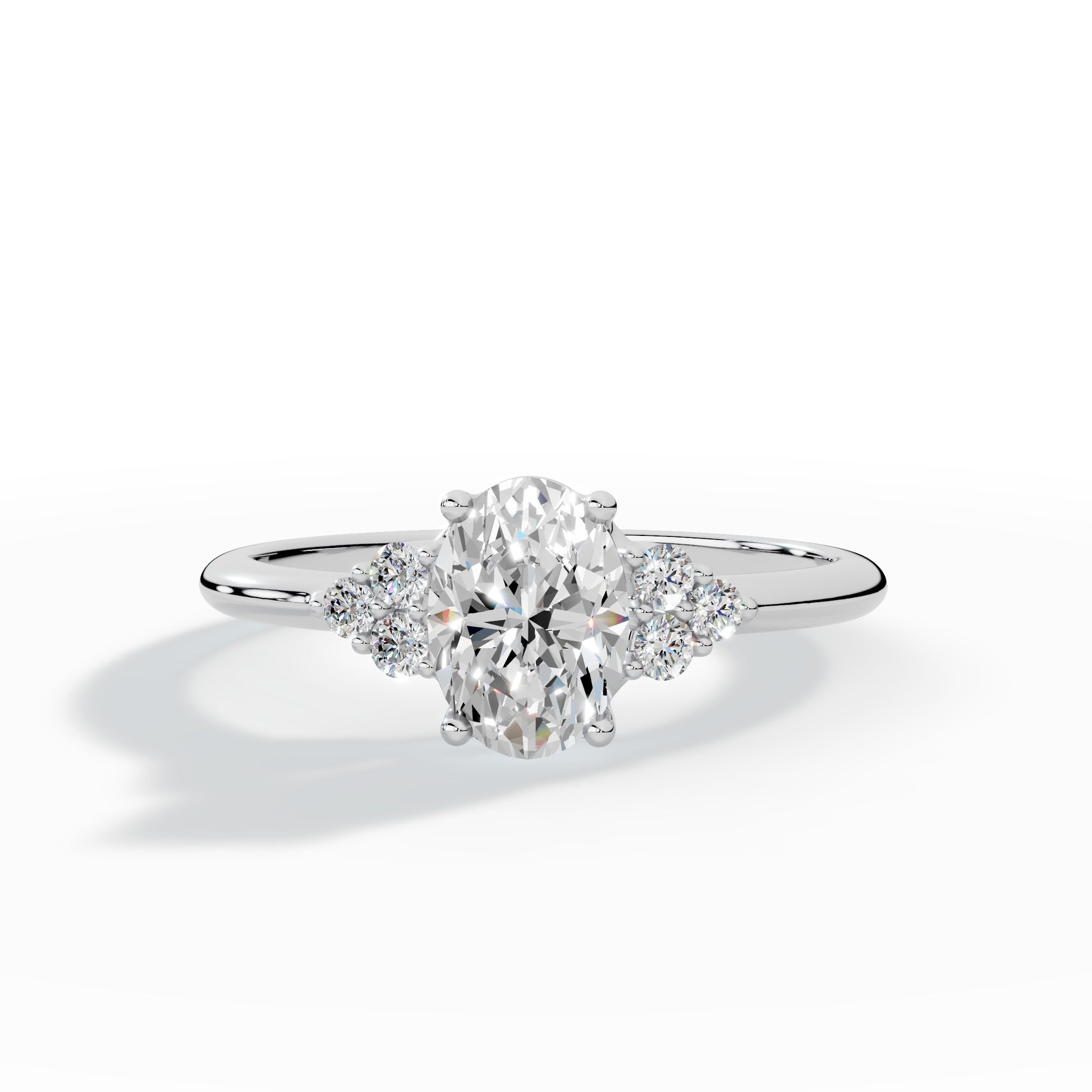 Celestia Oval Bloom Ring