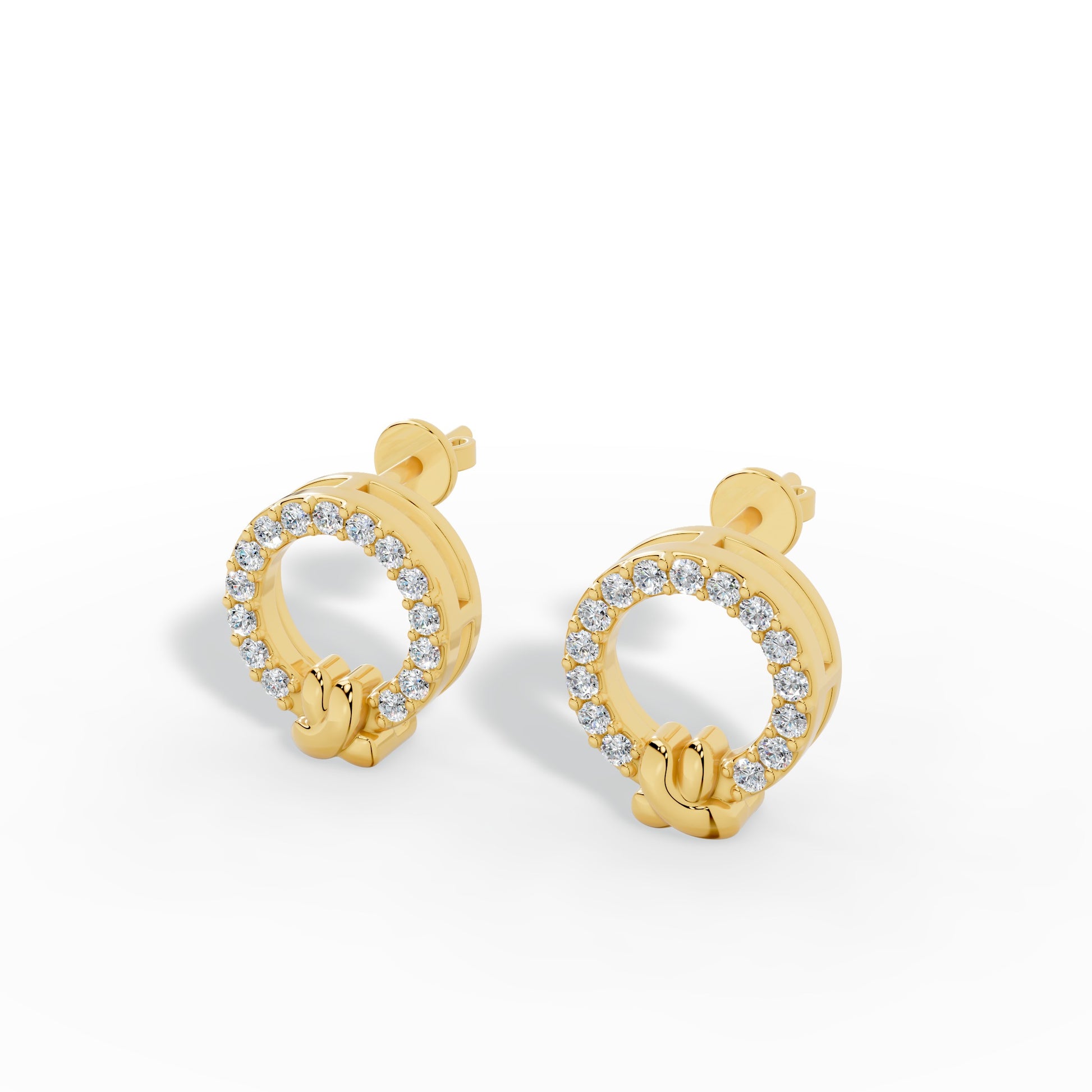 Auric Knot Stud Earrings
