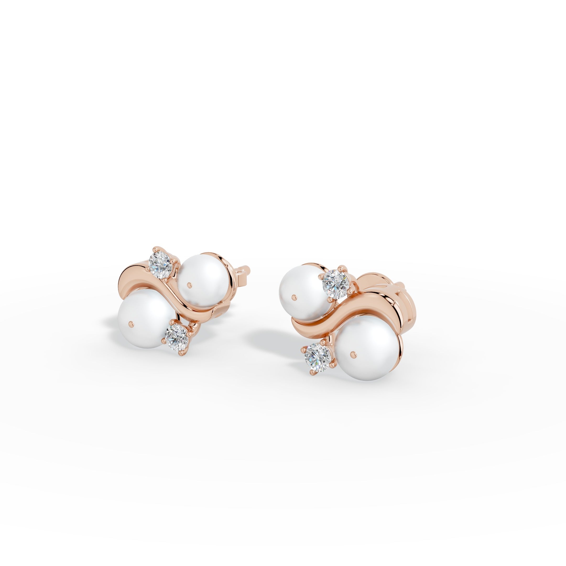 Pearl Éclat Stud Earrings