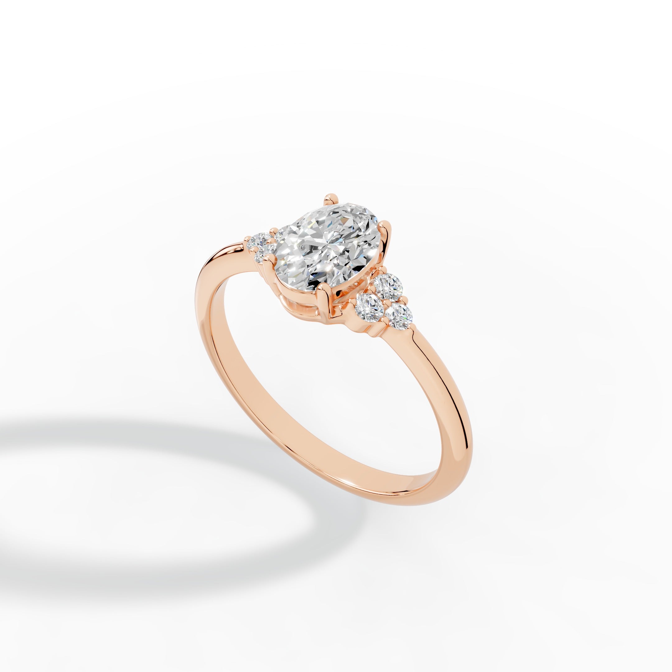 Celestia Oval Bloom Ring