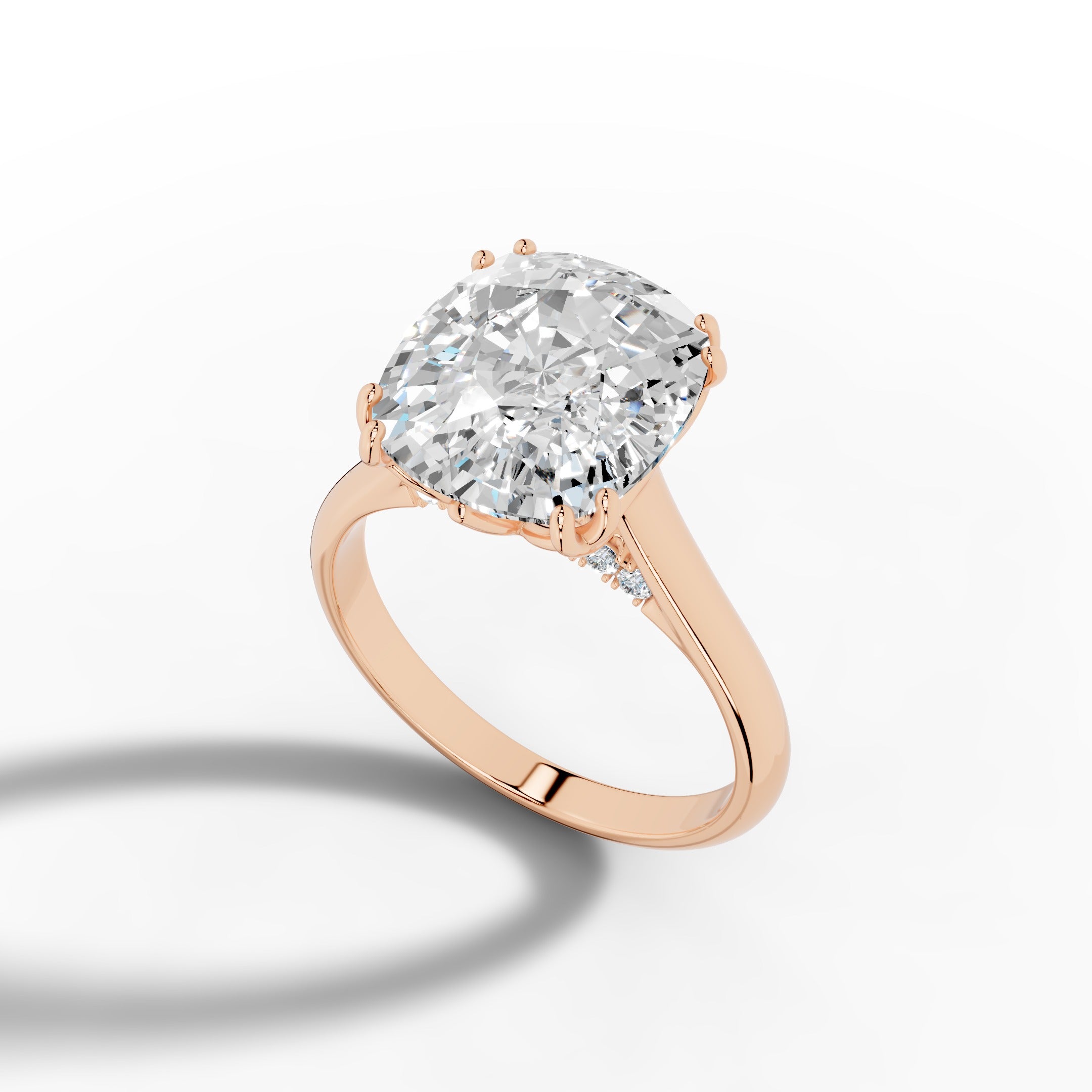 Cushion Solitaire Ring