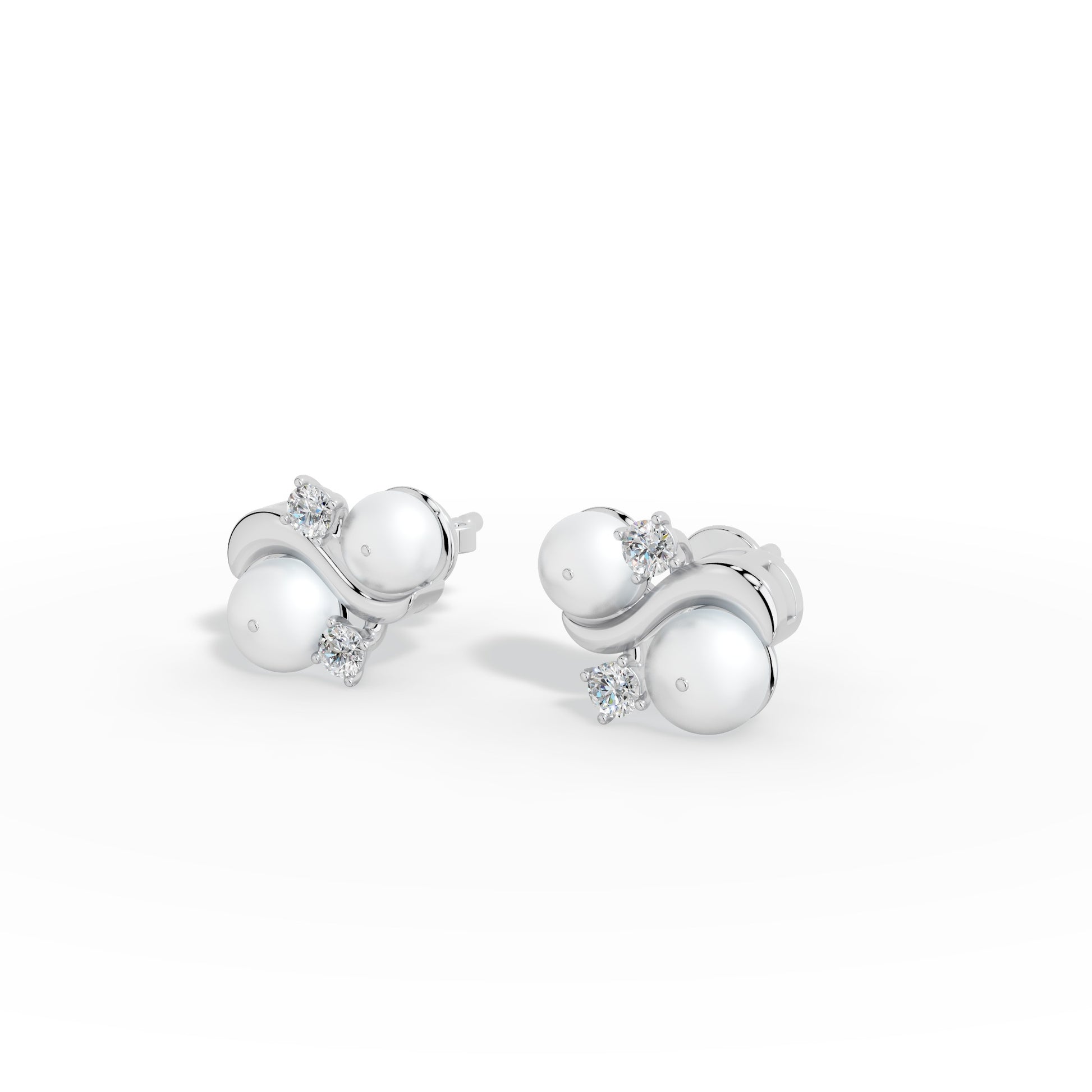 Pearl Éclat Stud Earrings