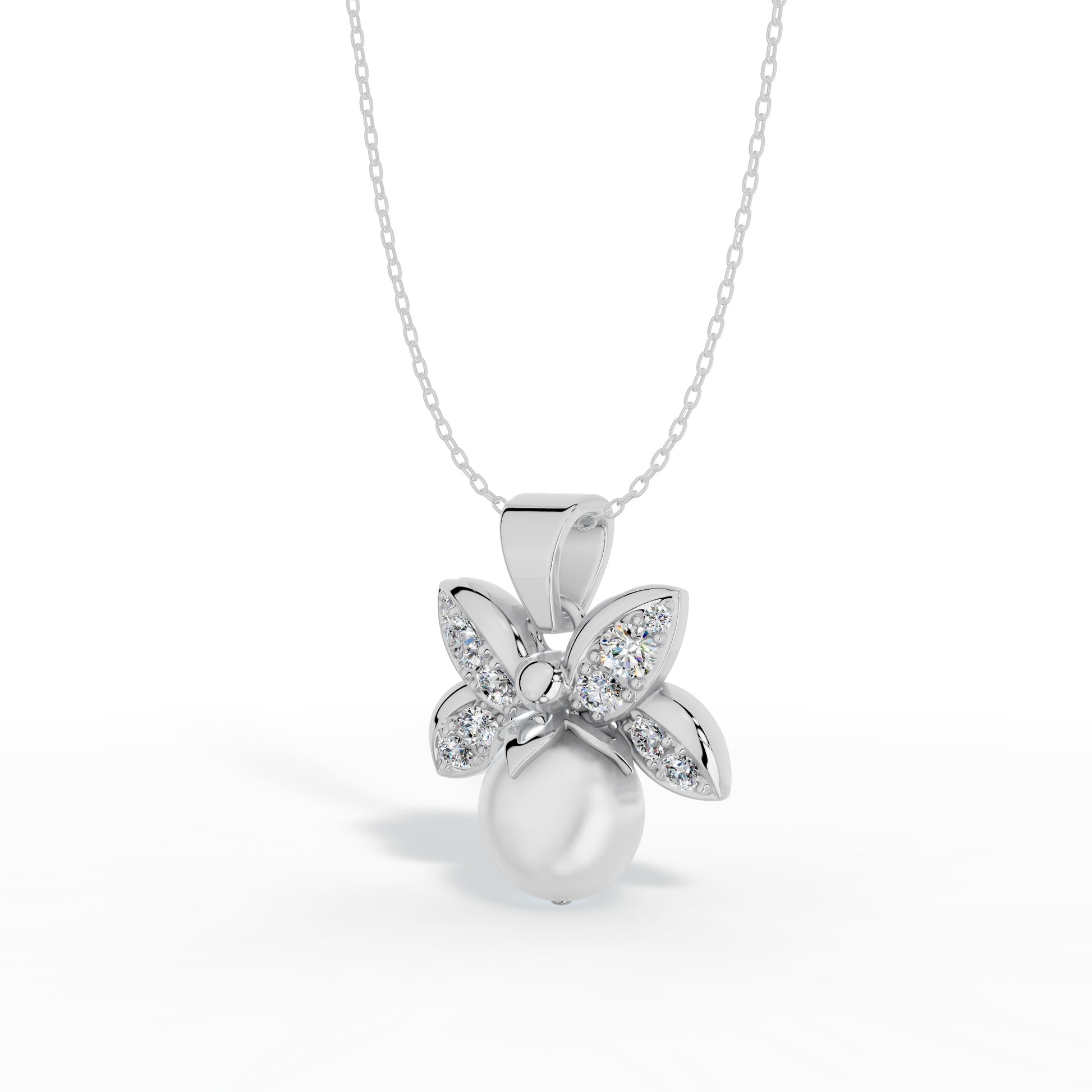 Lunaria Pearl Pendant