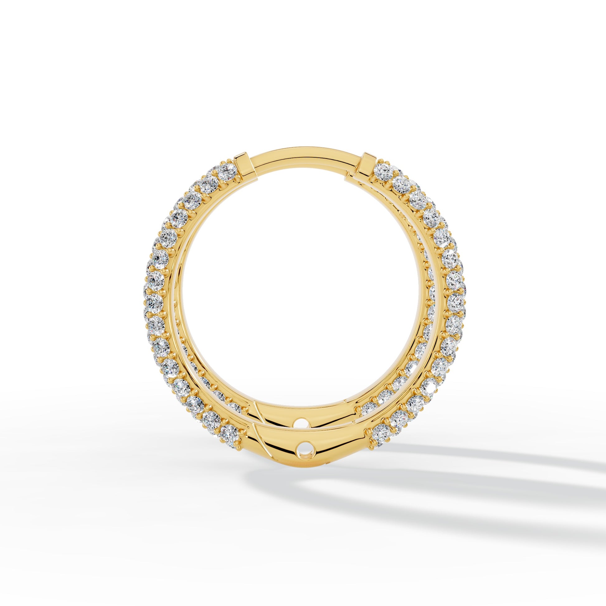 Celestia Pavé Hoop Earring