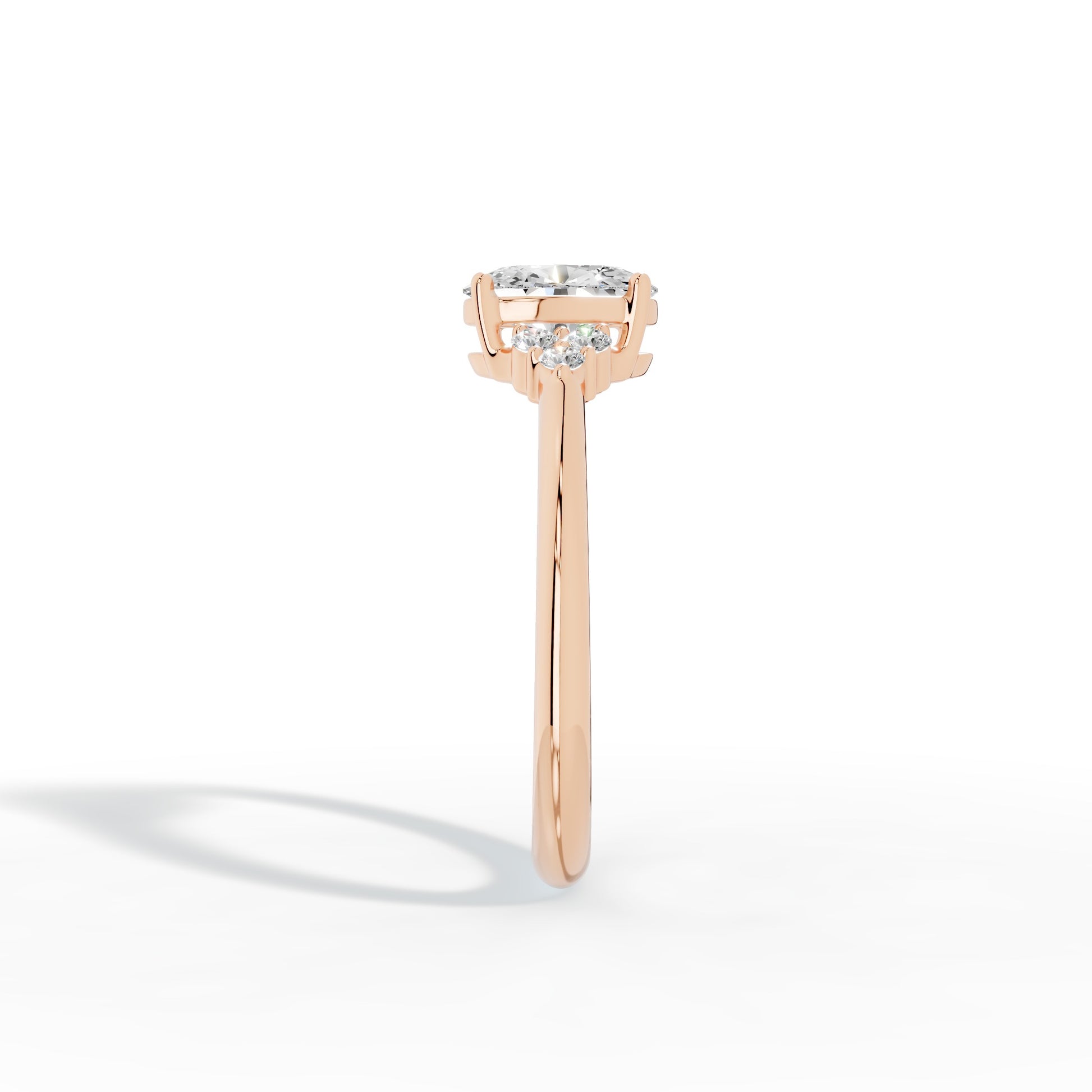Celestia Oval Bloom Ring