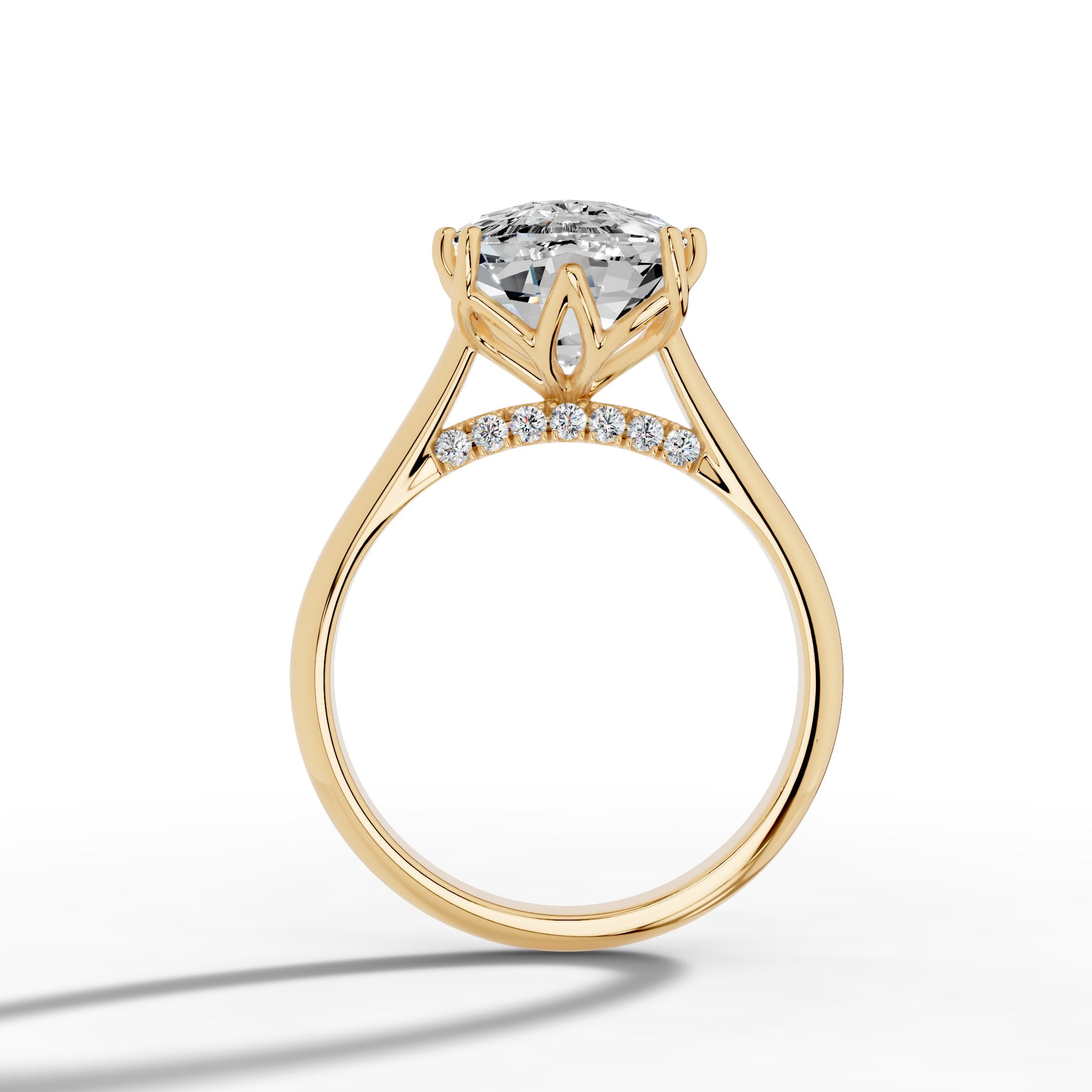 Cushion Solitaire Ring