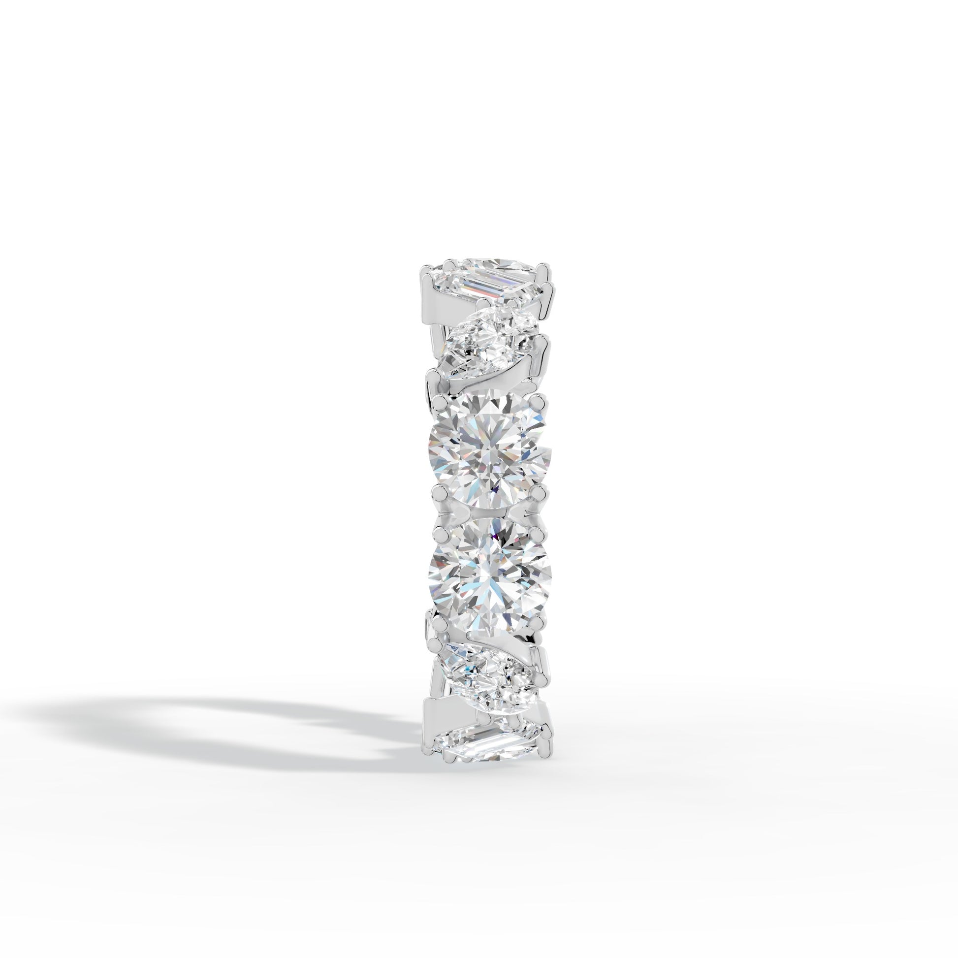 Artisan Facet Eternity Band Ring