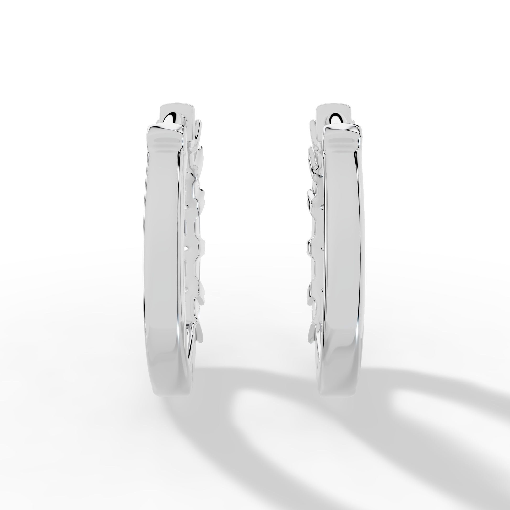 Celeste Emerald Hoop Earrings
