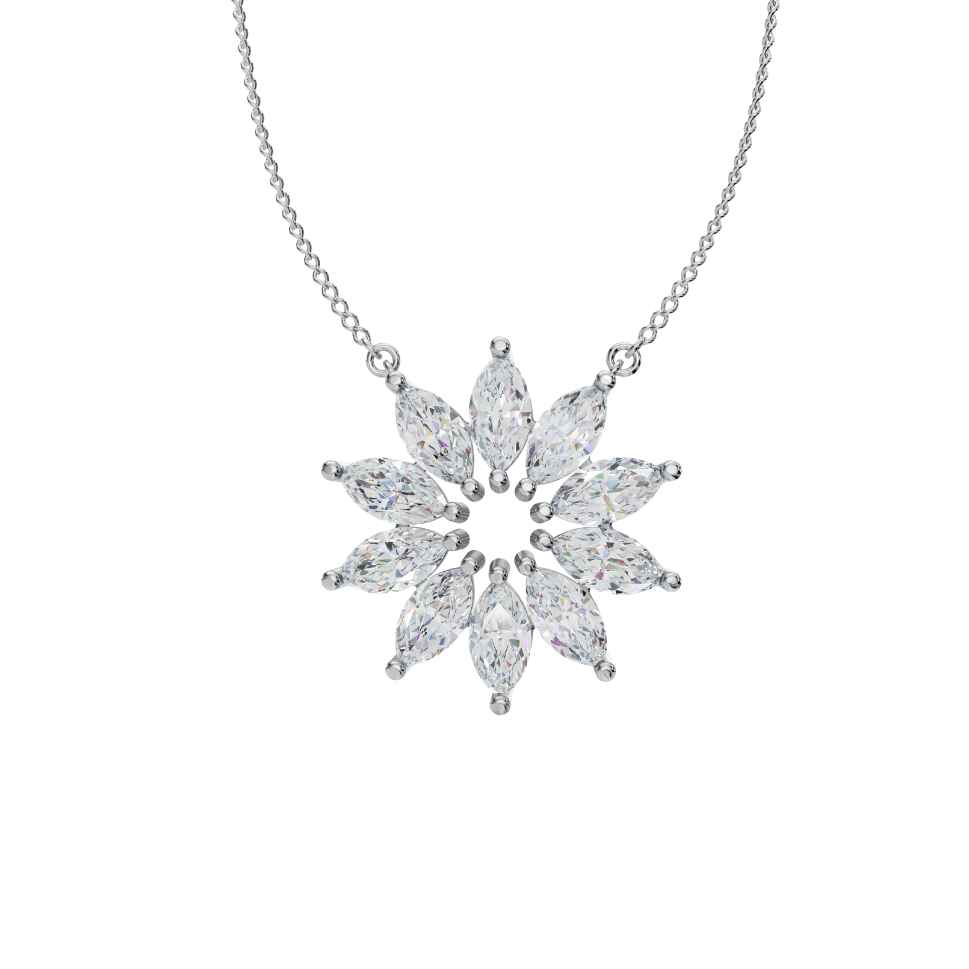Flora Halo Pendant Set