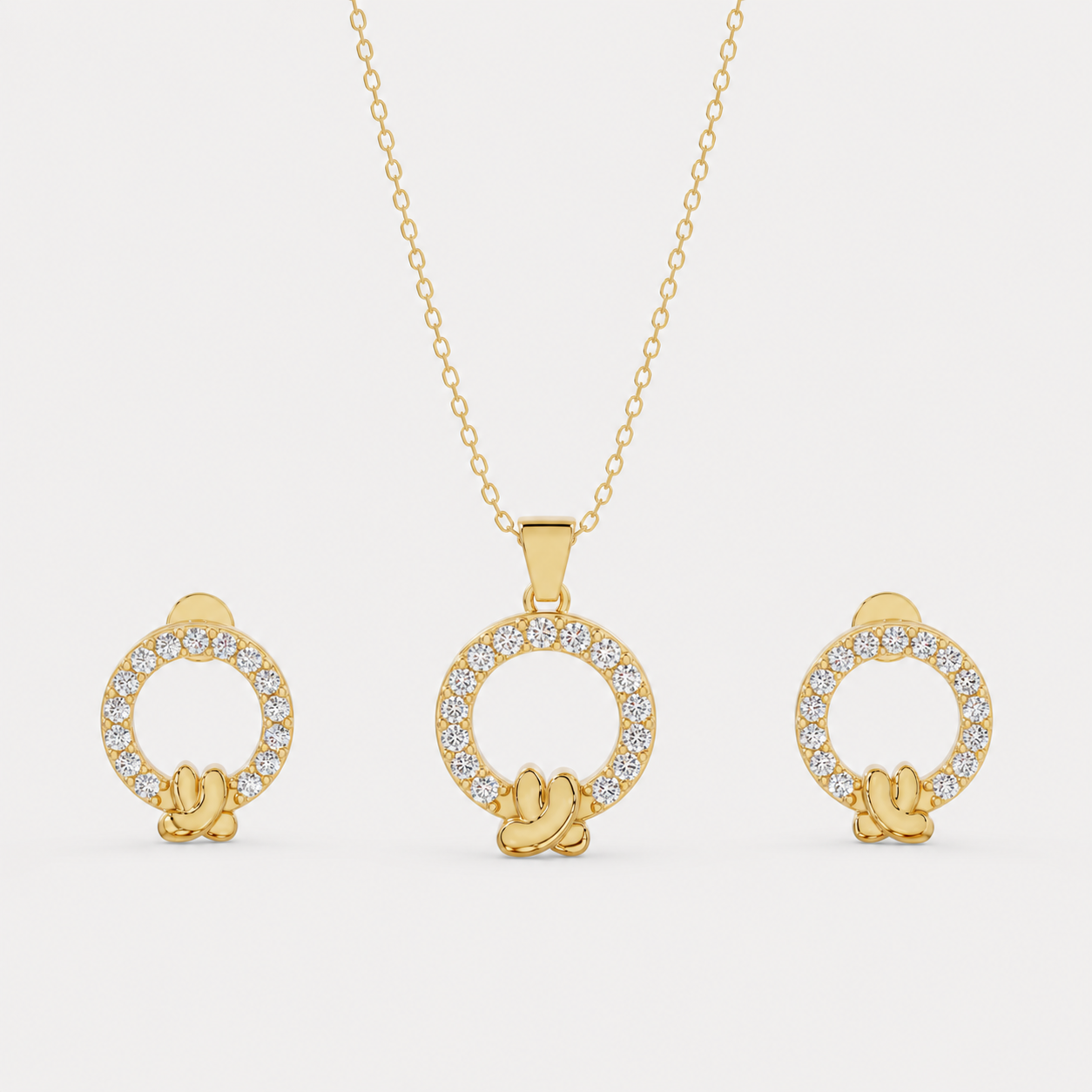 Auric Knot Pendant Set