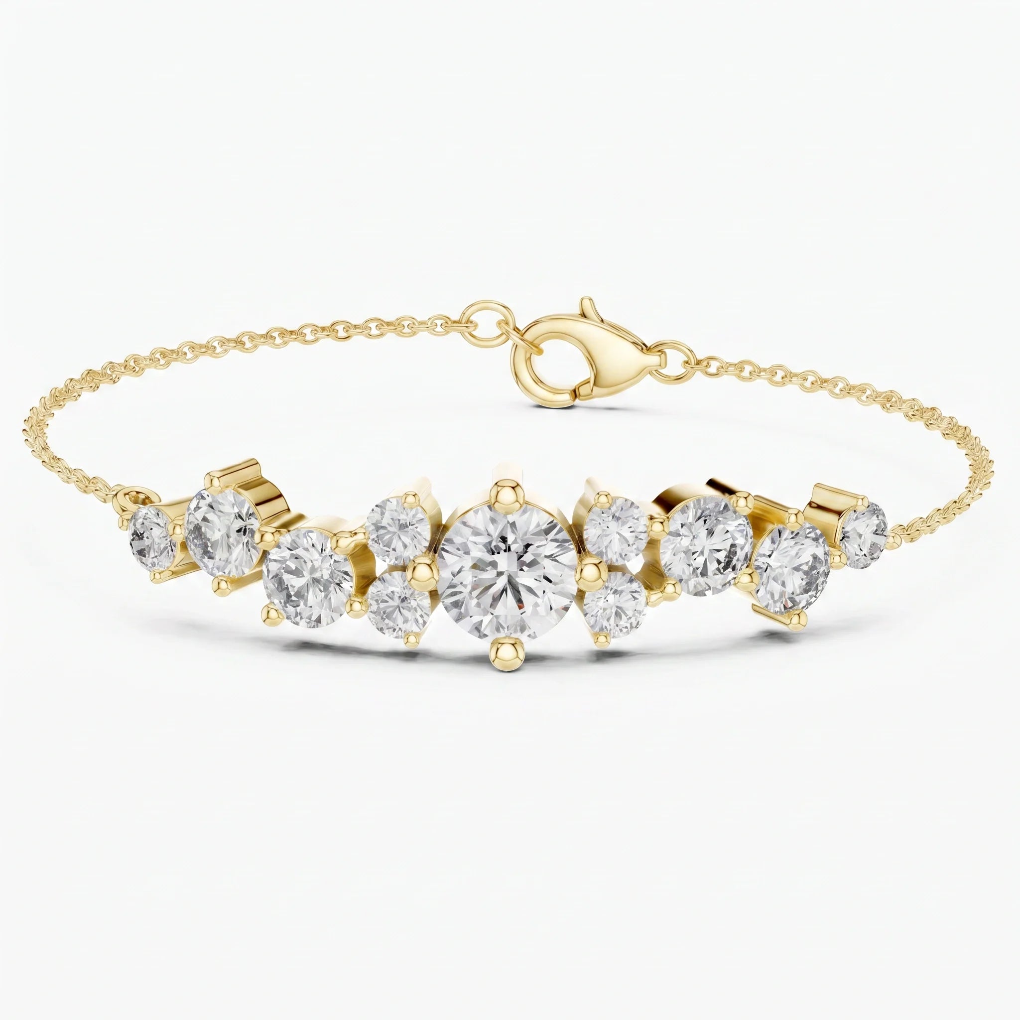 Round Cluster Bracelet