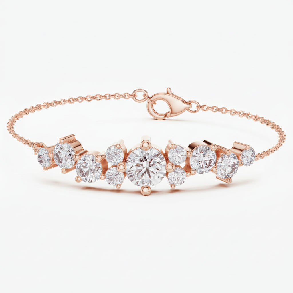 Round Cluster Bracelet