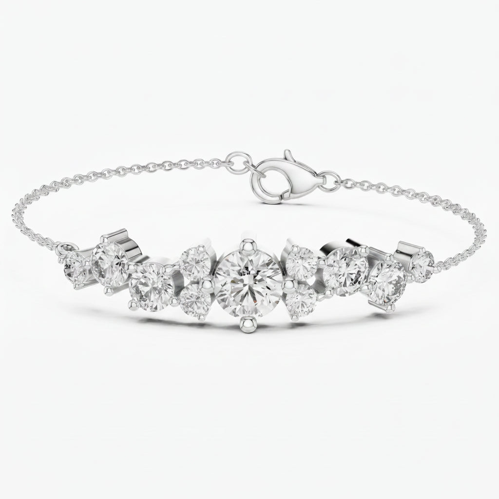 Round Cluster Bracelet