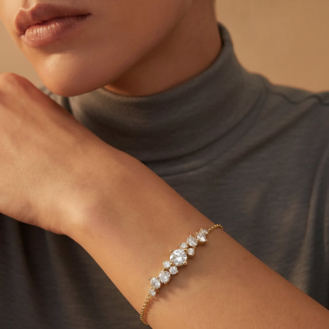 Round Cluster Bracelet