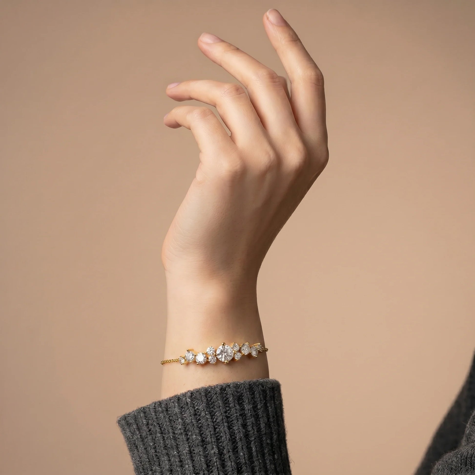 Round Cluster Bracelet