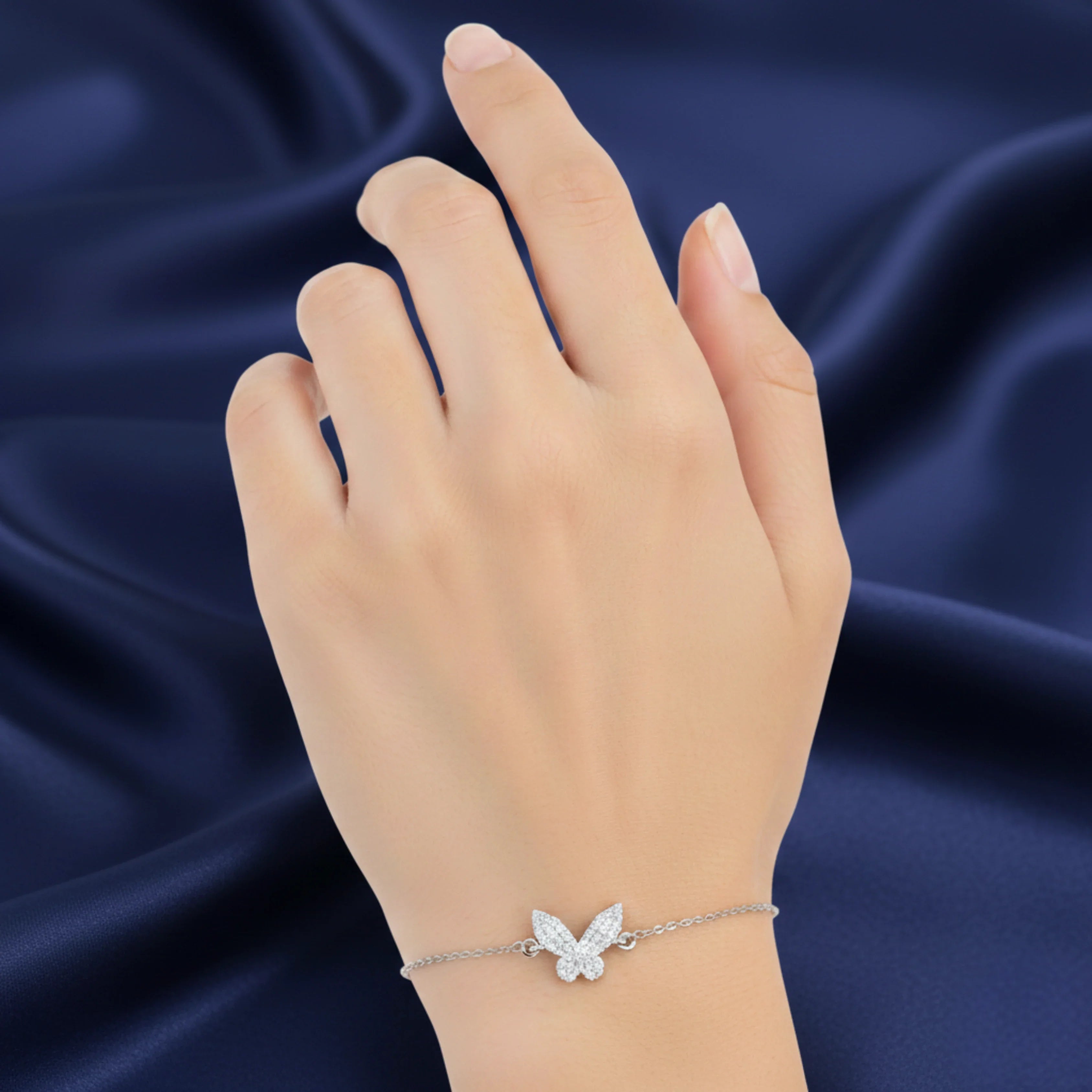 Aura Butterfly Chain Bracelet