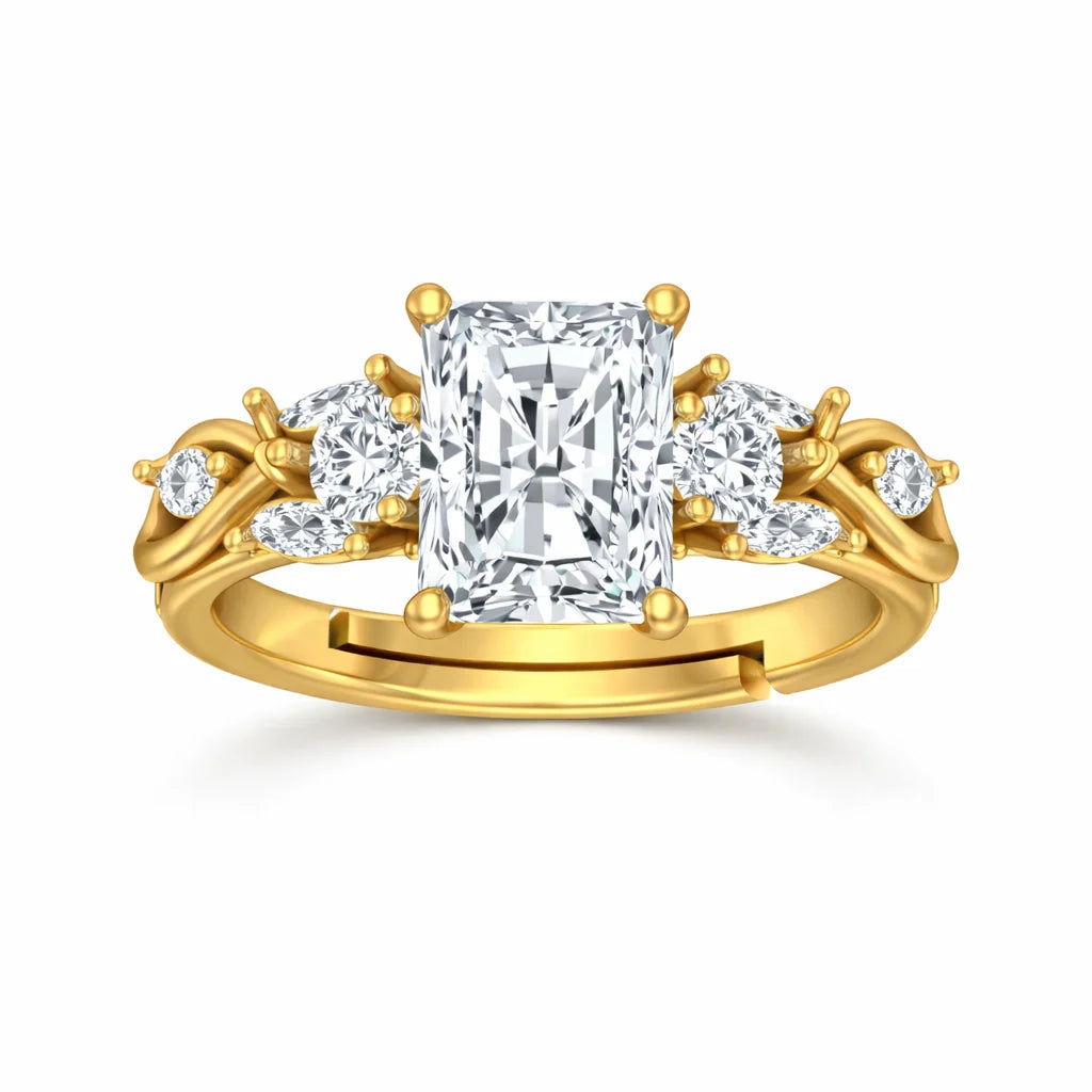 Emerald Crown Ring