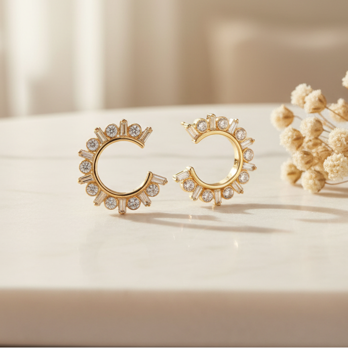 Sunray Spark Earrings