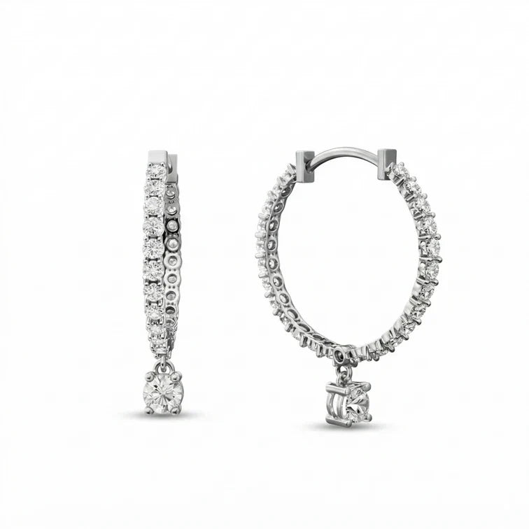 The Stellar Halo Drops earrings