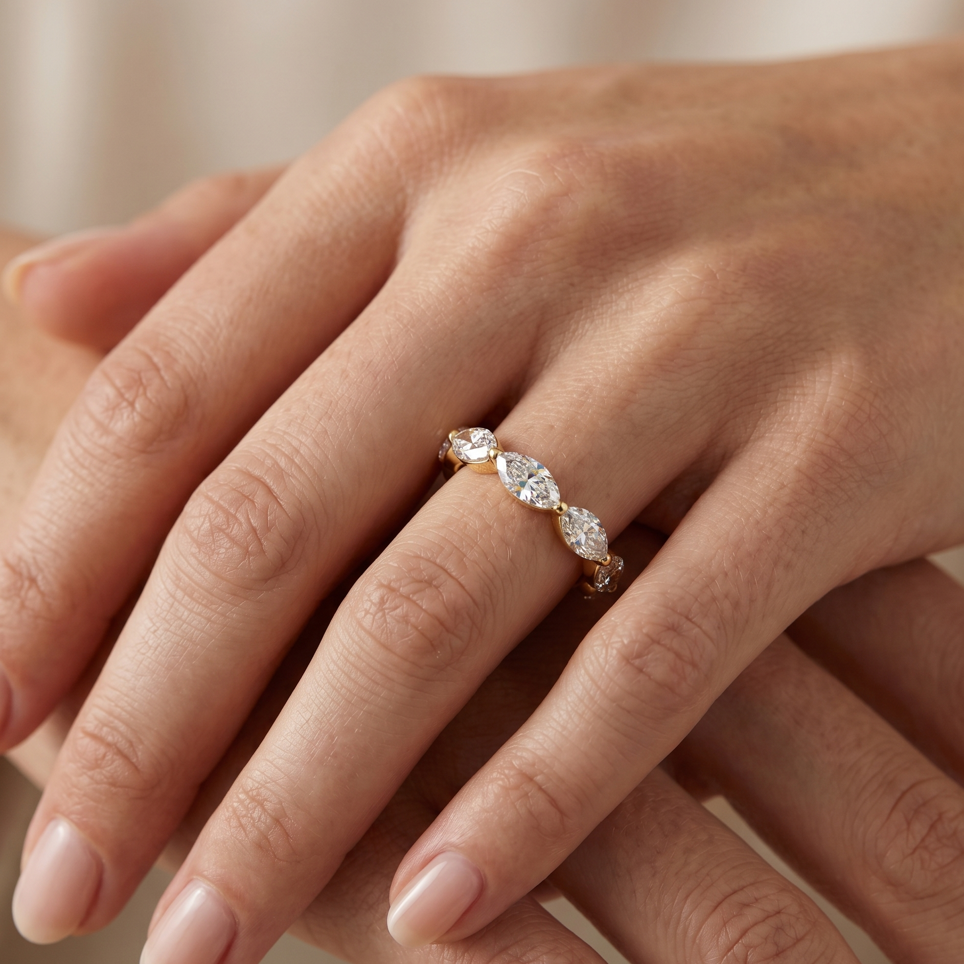 Eternity Marquise Band Ring