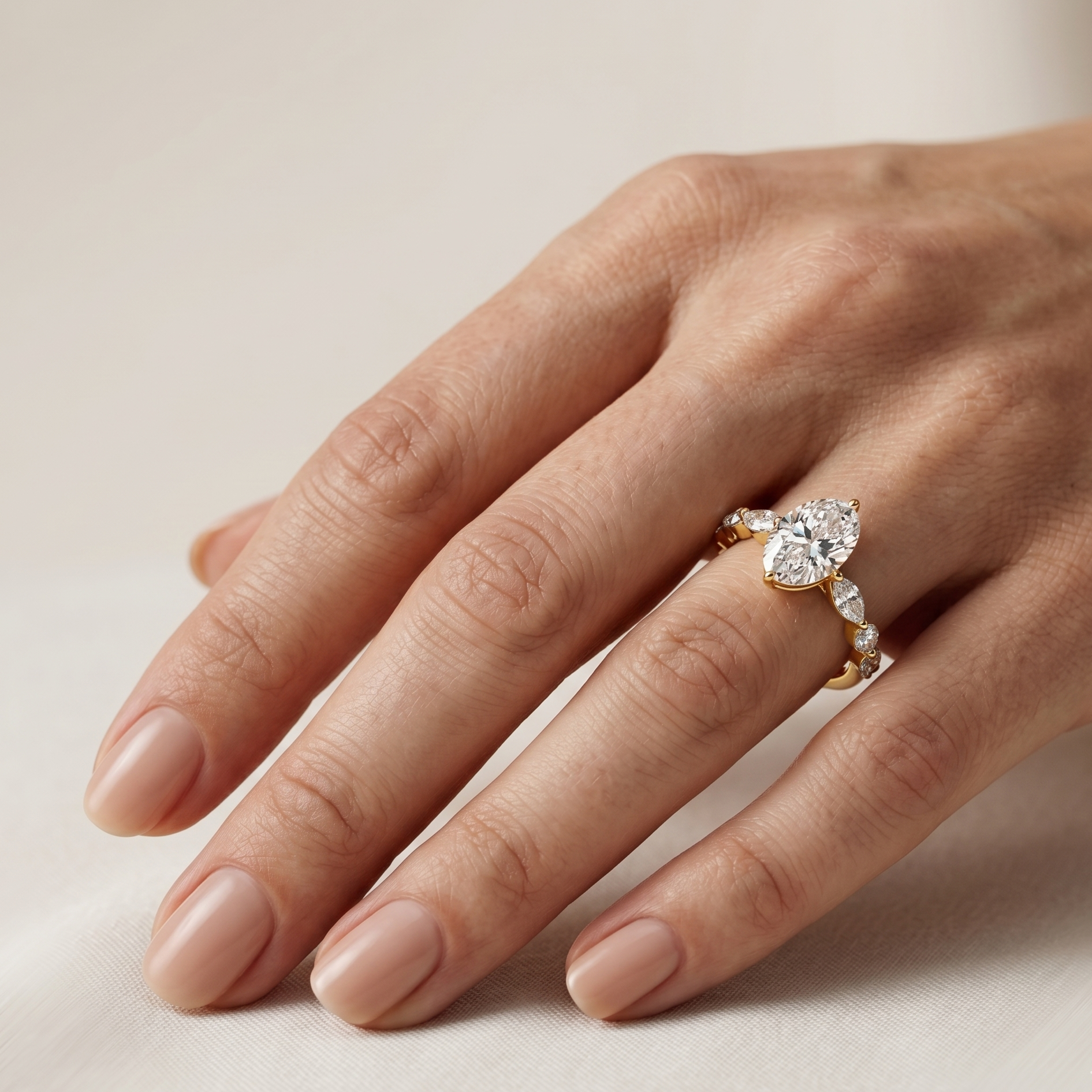 Elara Marquise Grace Ring