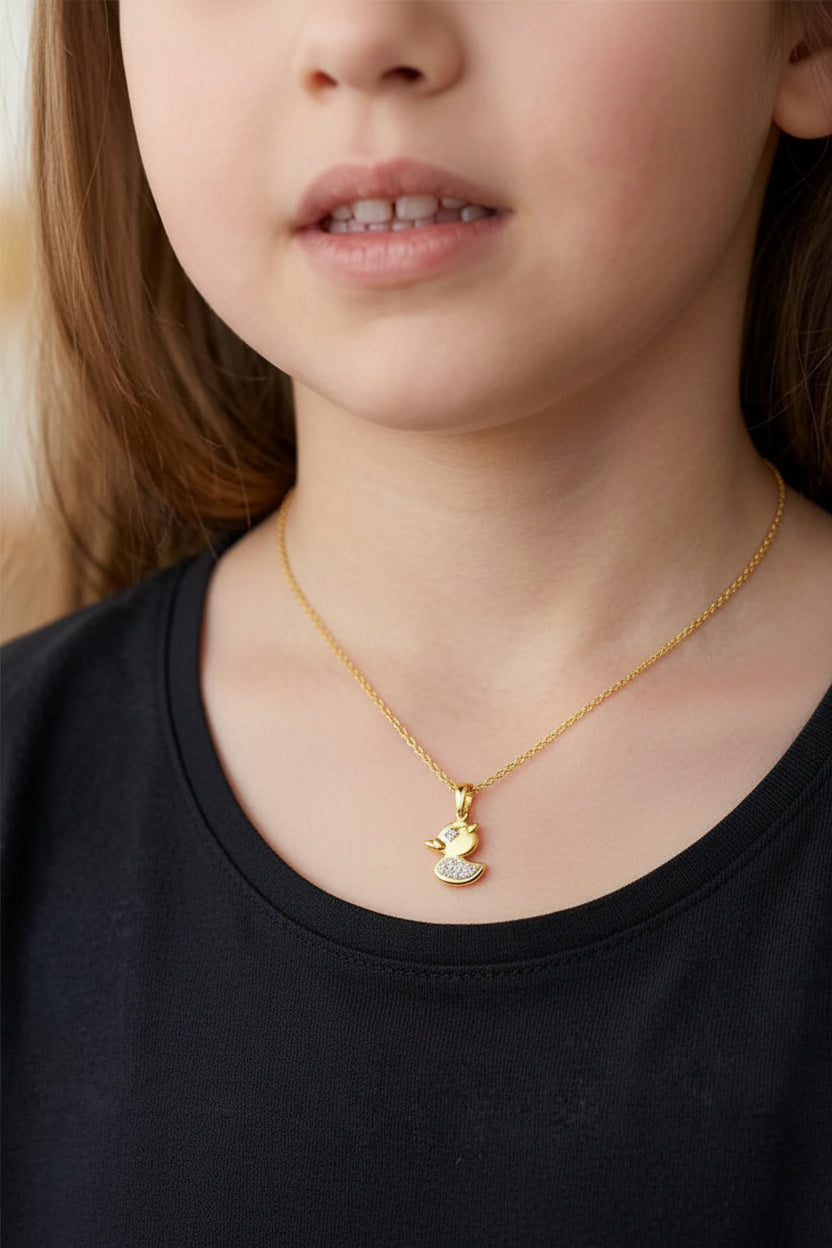 Duckling Charm Pendant