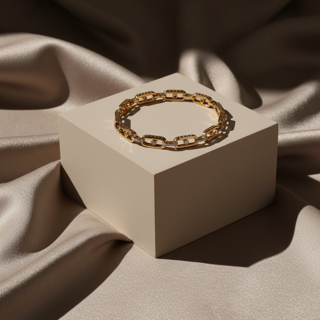 Luxe Link Diamond Bracelet