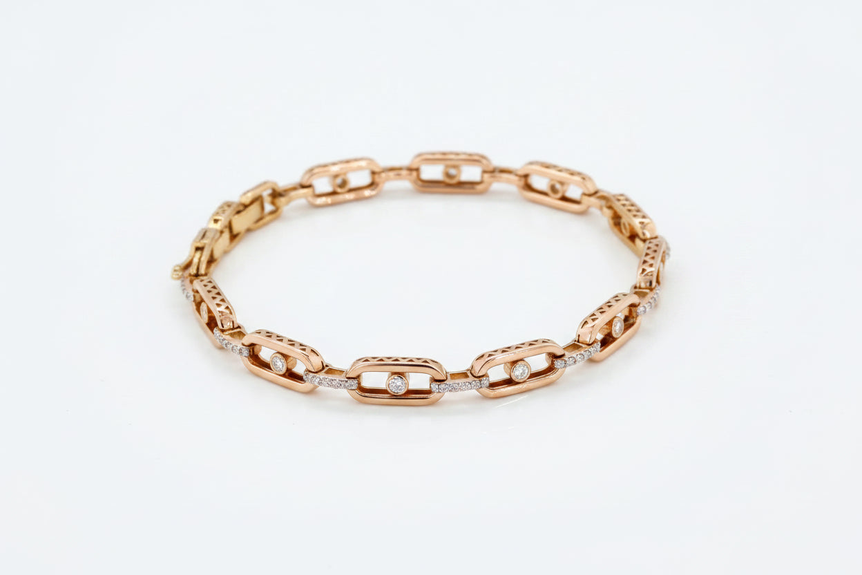 Luxe Link Diamond Bracelet
