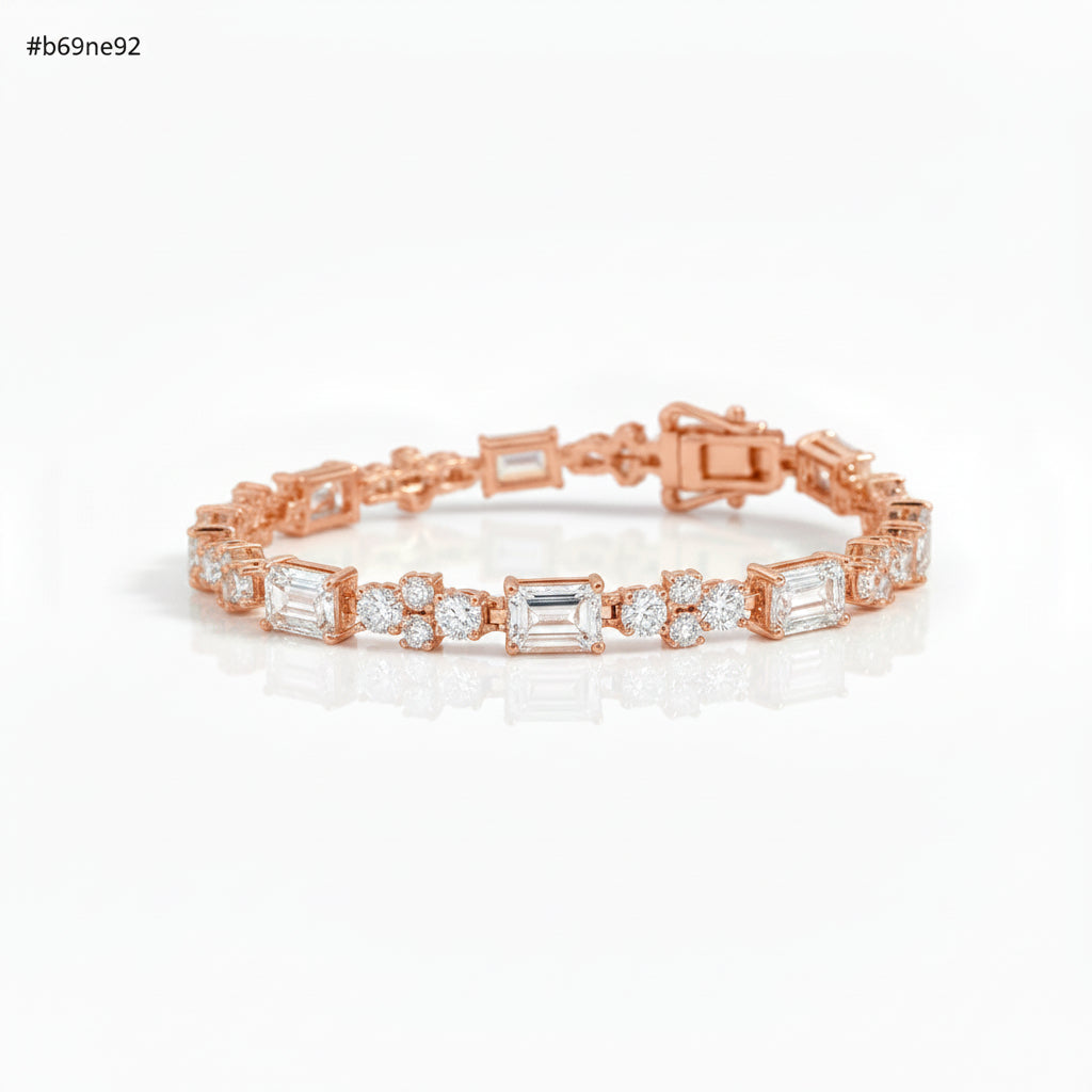 Emerald Spark Tennis Bracelet