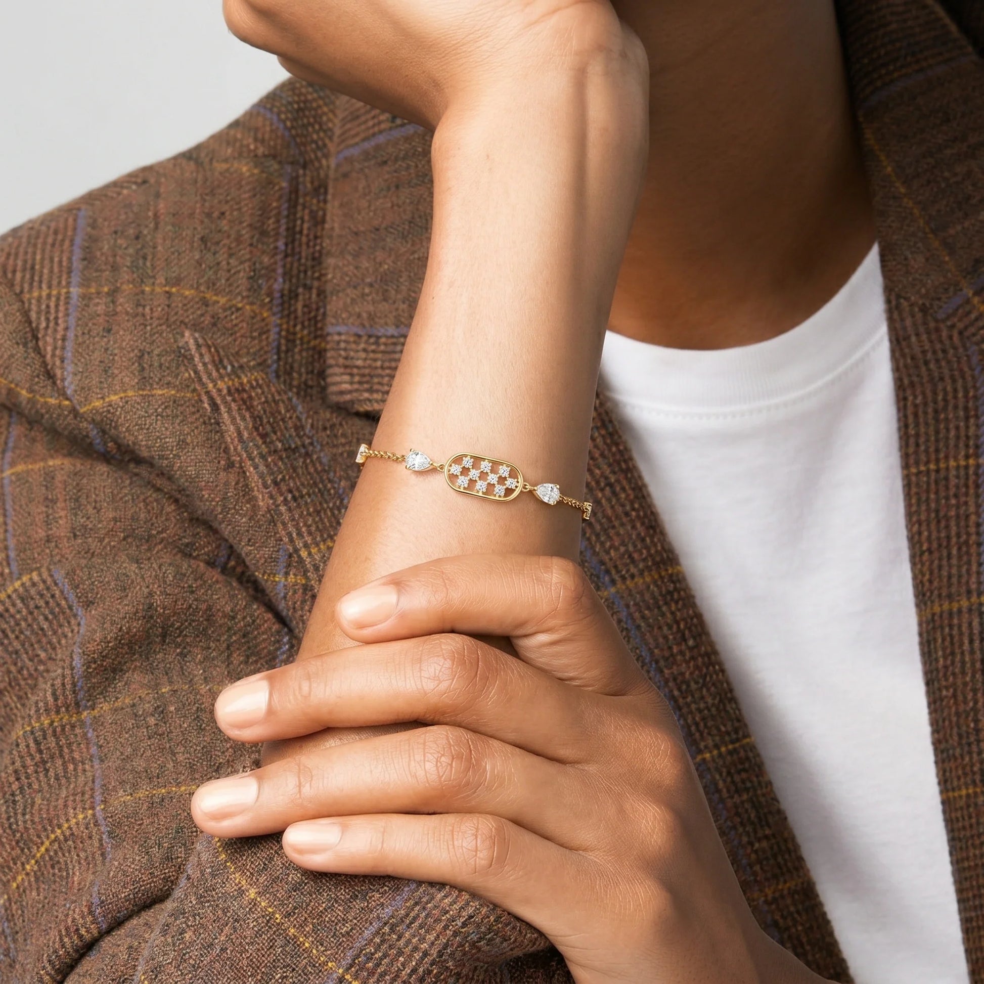 Lumière Lattice Bracelet