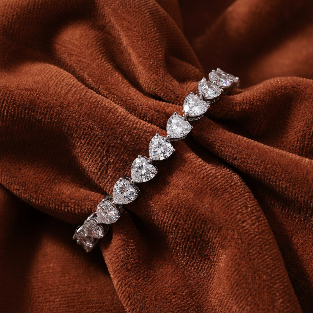 Heartfall Spark Tennis Bracelet