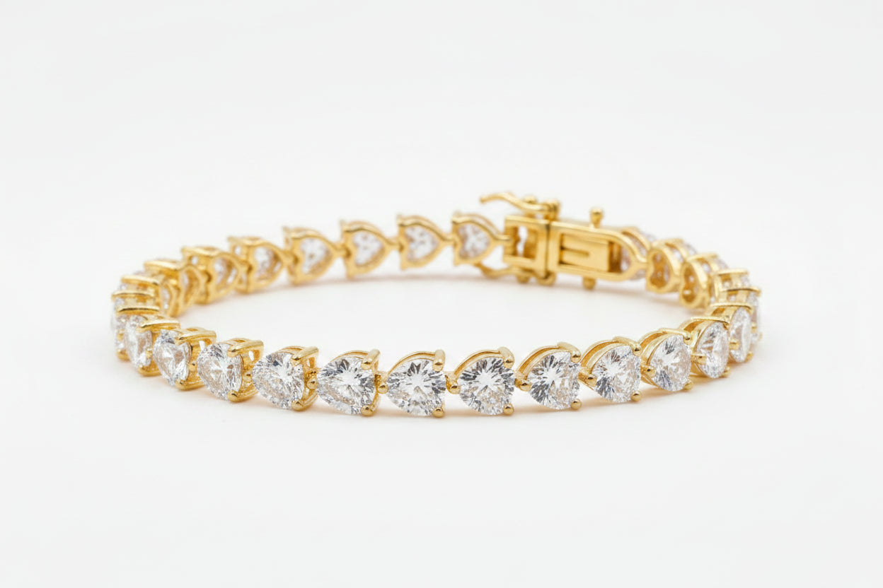 Heartfall Spark Tennis Bracelet