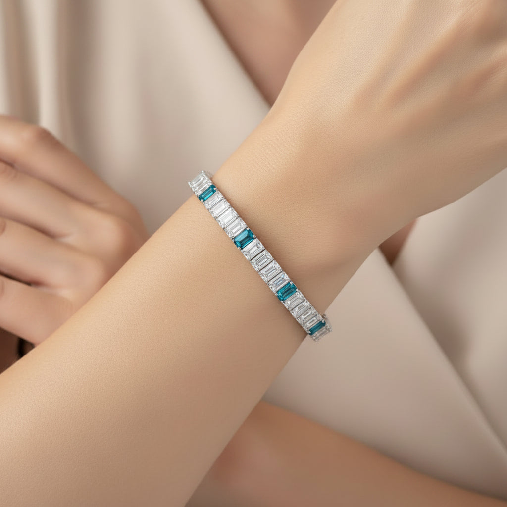 Radiant Spark Tennis Bracelet