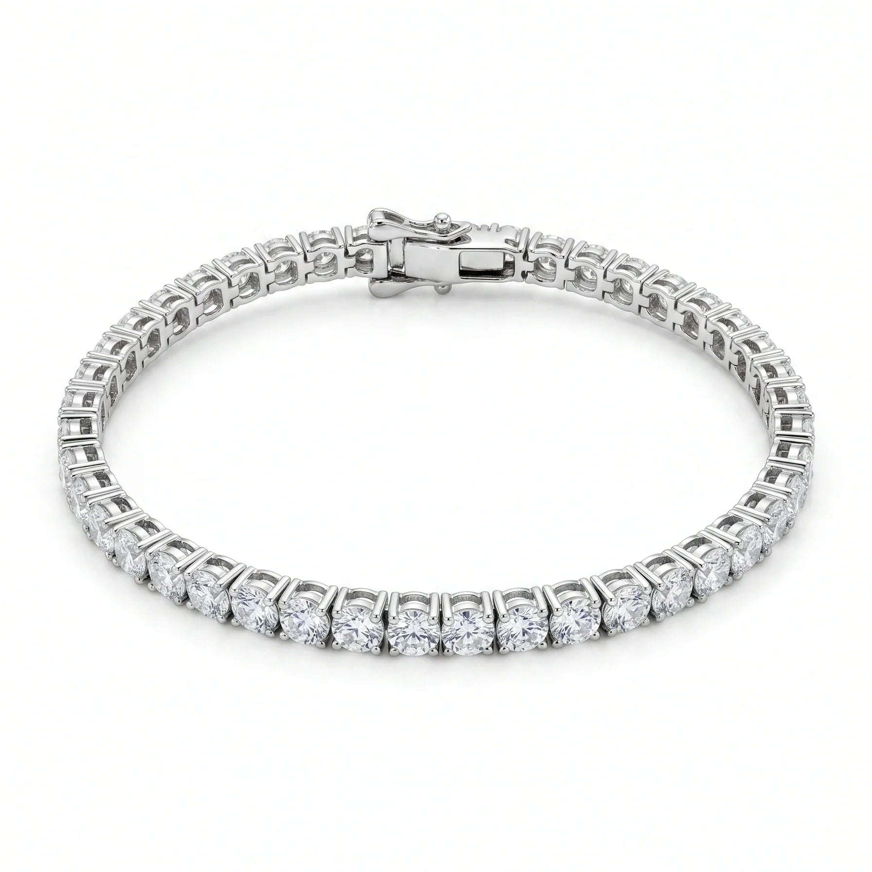 Round Spark Tennis Bracelet