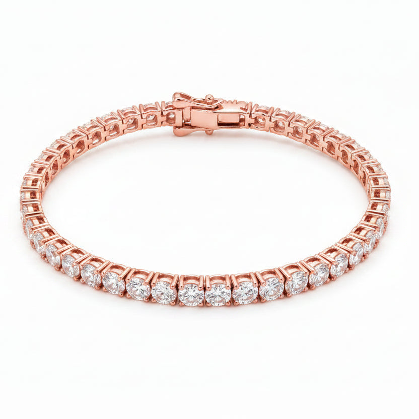 Round Spark Tennis Bracelet