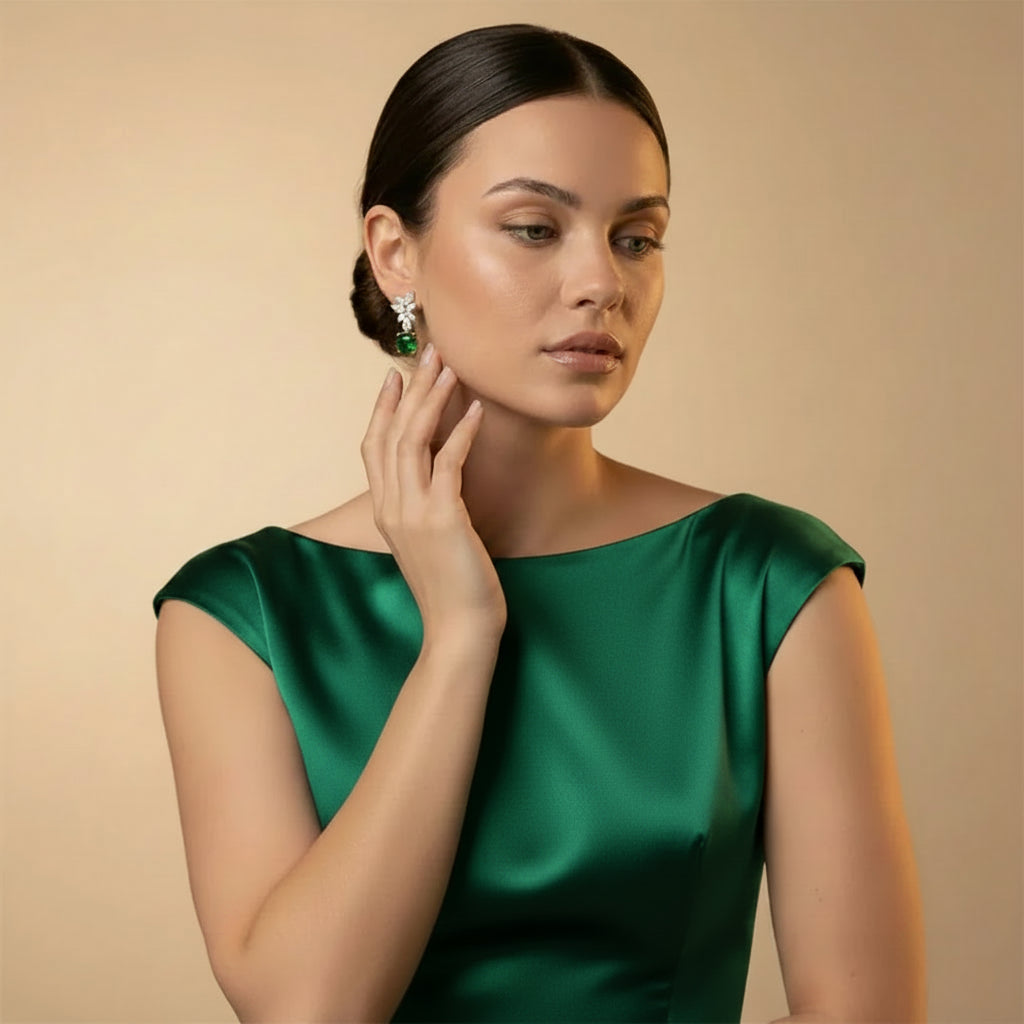 Opulent Leaf Earrings
